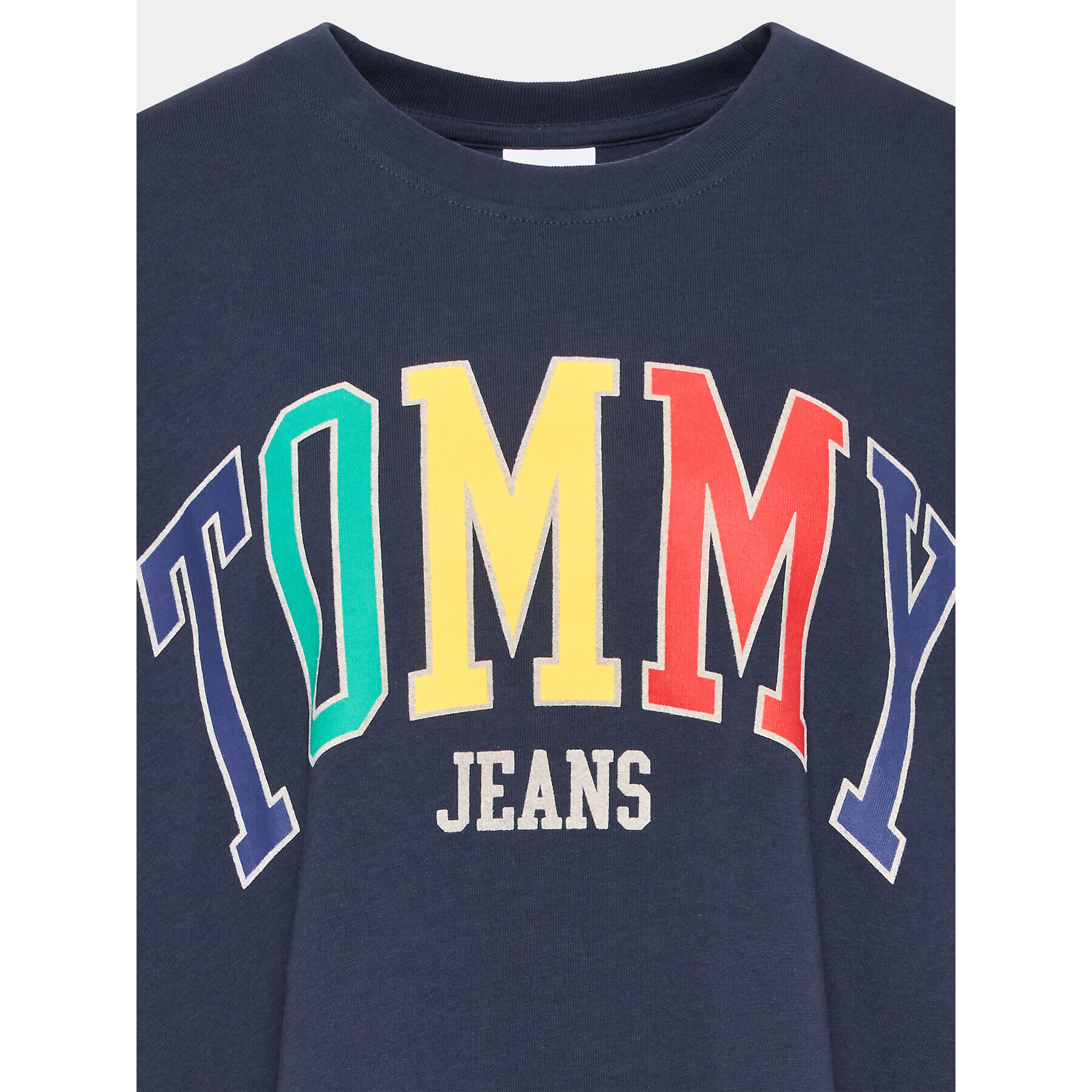 Tommy Jeans Тишърт DW0DW15694 Тъмносин Relaxed Fit - Pepit.bg