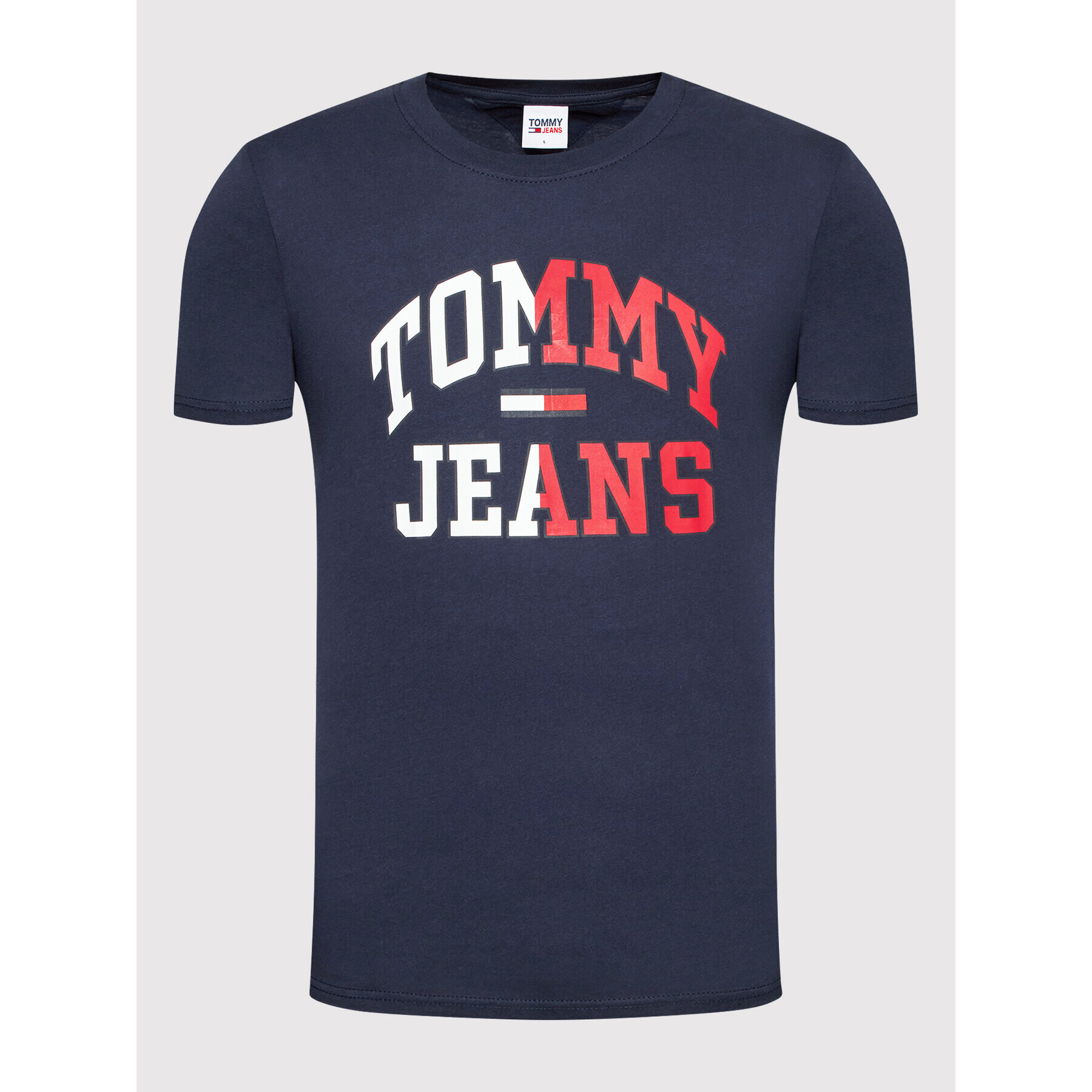 Tommy Jeans Тишърт Entry Collegiate DM0DM12421 Тъмносин Regular Fit - Pepit.bg