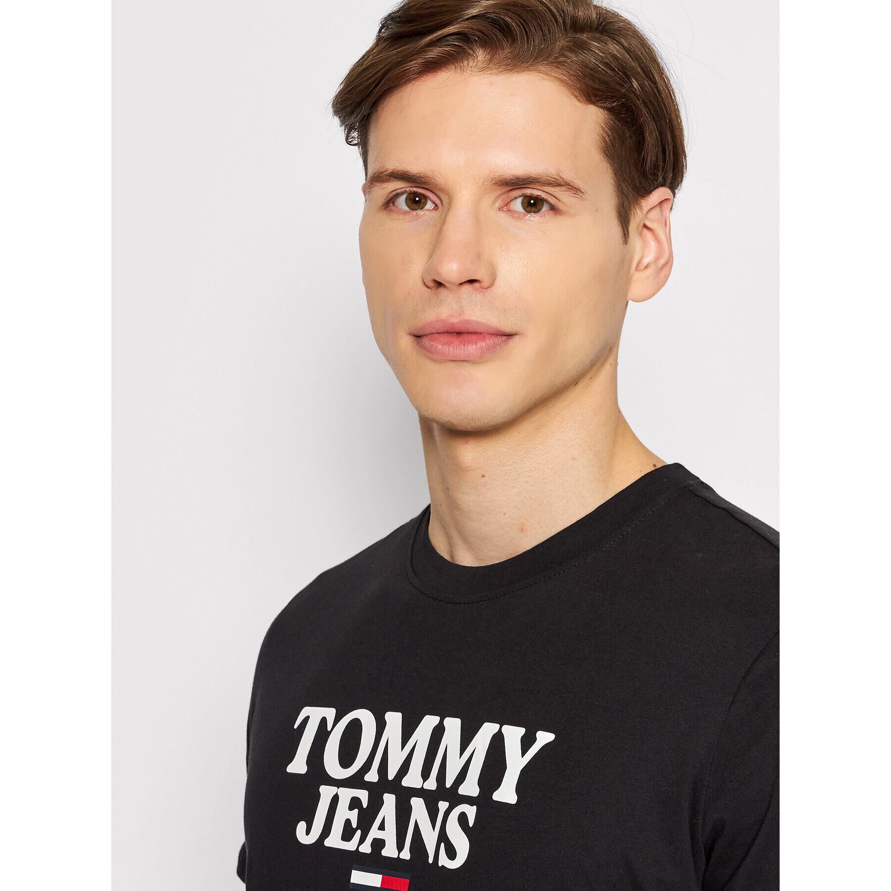 Tommy Jeans Тишърт Entry Graphic DM0DM12853 Черен Regular Fit - Pepit.bg