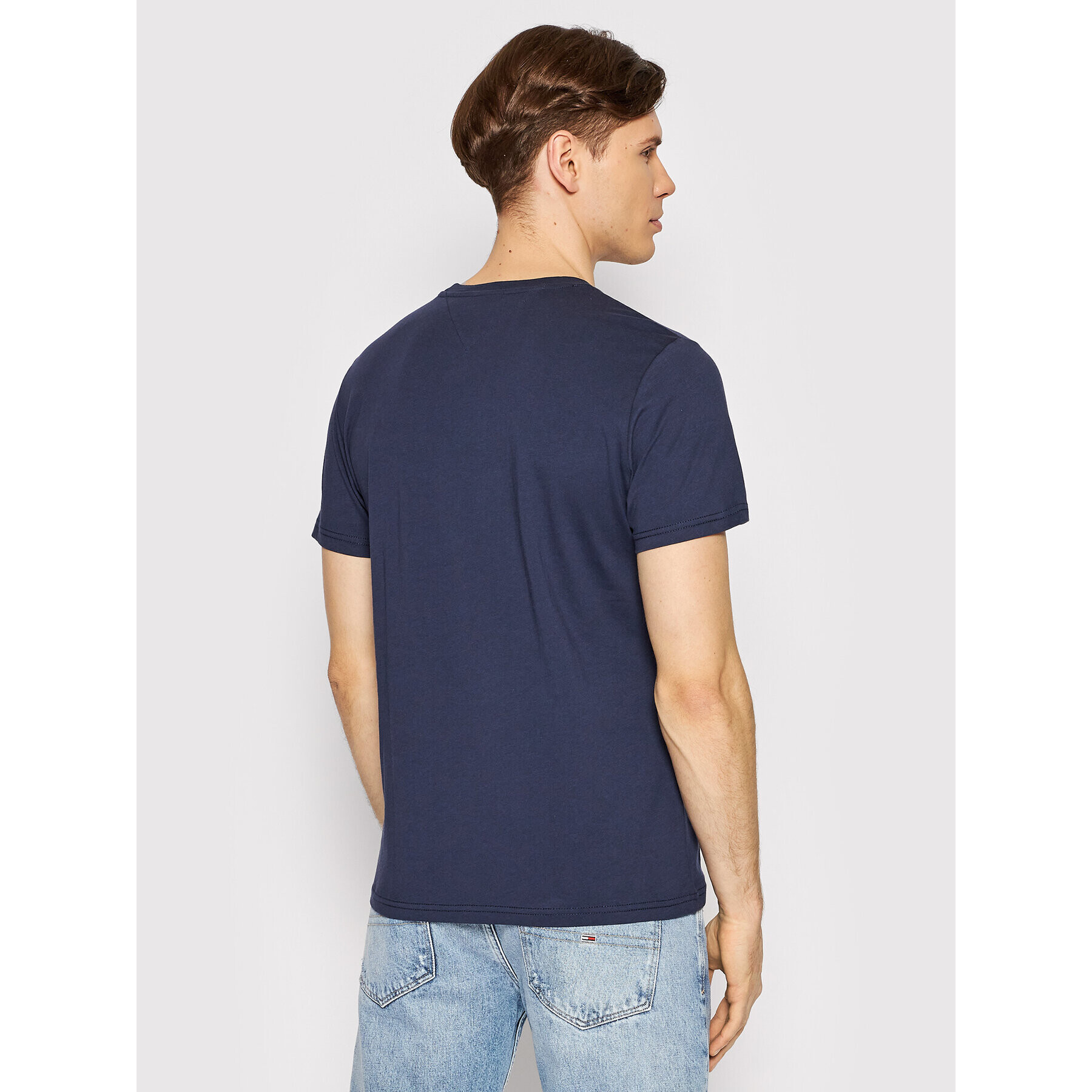 Tommy Jeans Тишърт Entry Graphic DM0DM12853 Тъмносин Regular Fit - Pepit.bg