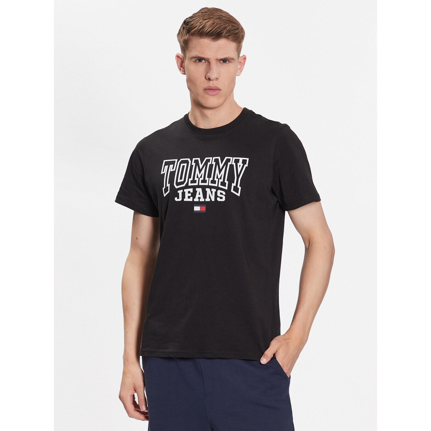 Tommy Jeans Тишърт Entry Graphic DM0DM16831 Черен Regular Fit - Pepit.bg