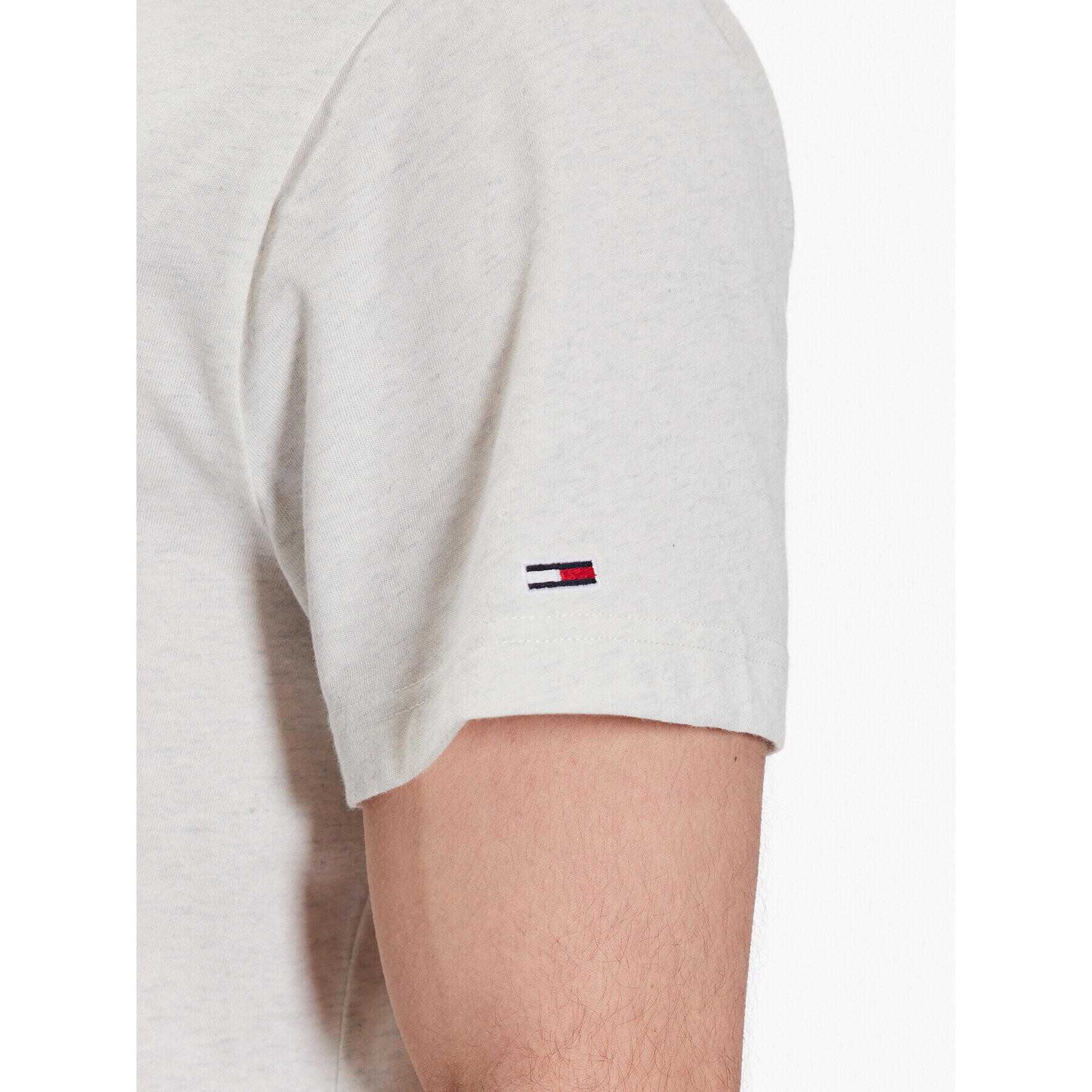 Tommy Jeans Тишърт Essential DM0DM13063 Екрю Regular Fit - Pepit.bg