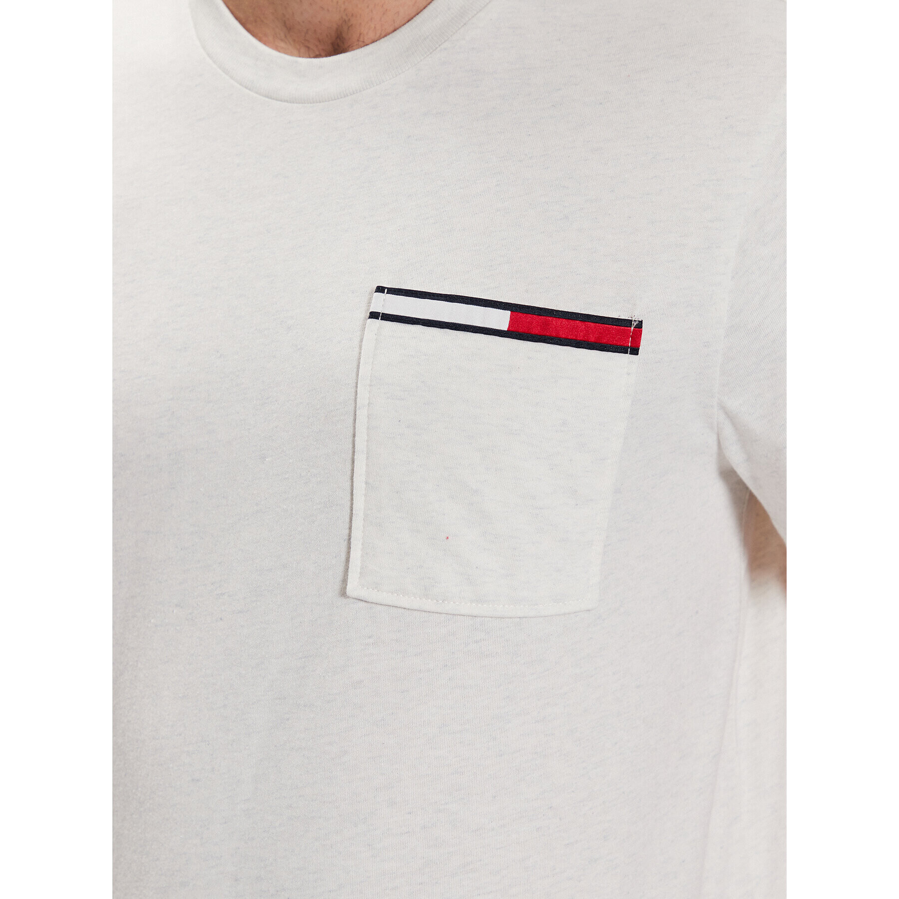 Tommy Jeans Тишърт Essential DM0DM13063 Екрю Regular Fit - Pepit.bg