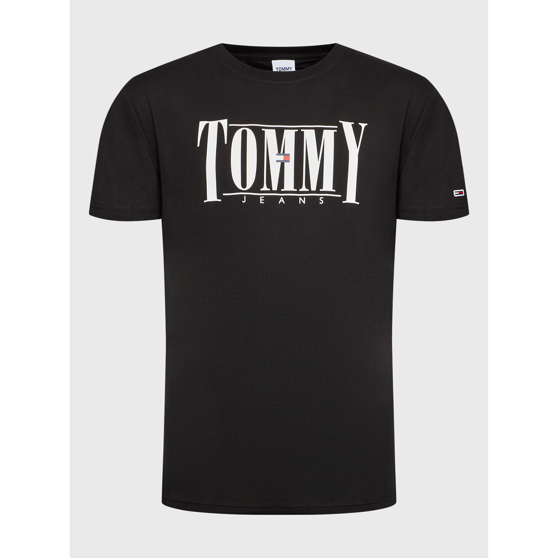 Tommy Jeans Тишърт Essential DM0DM14993 Черен Regular Fit - Pepit.bg