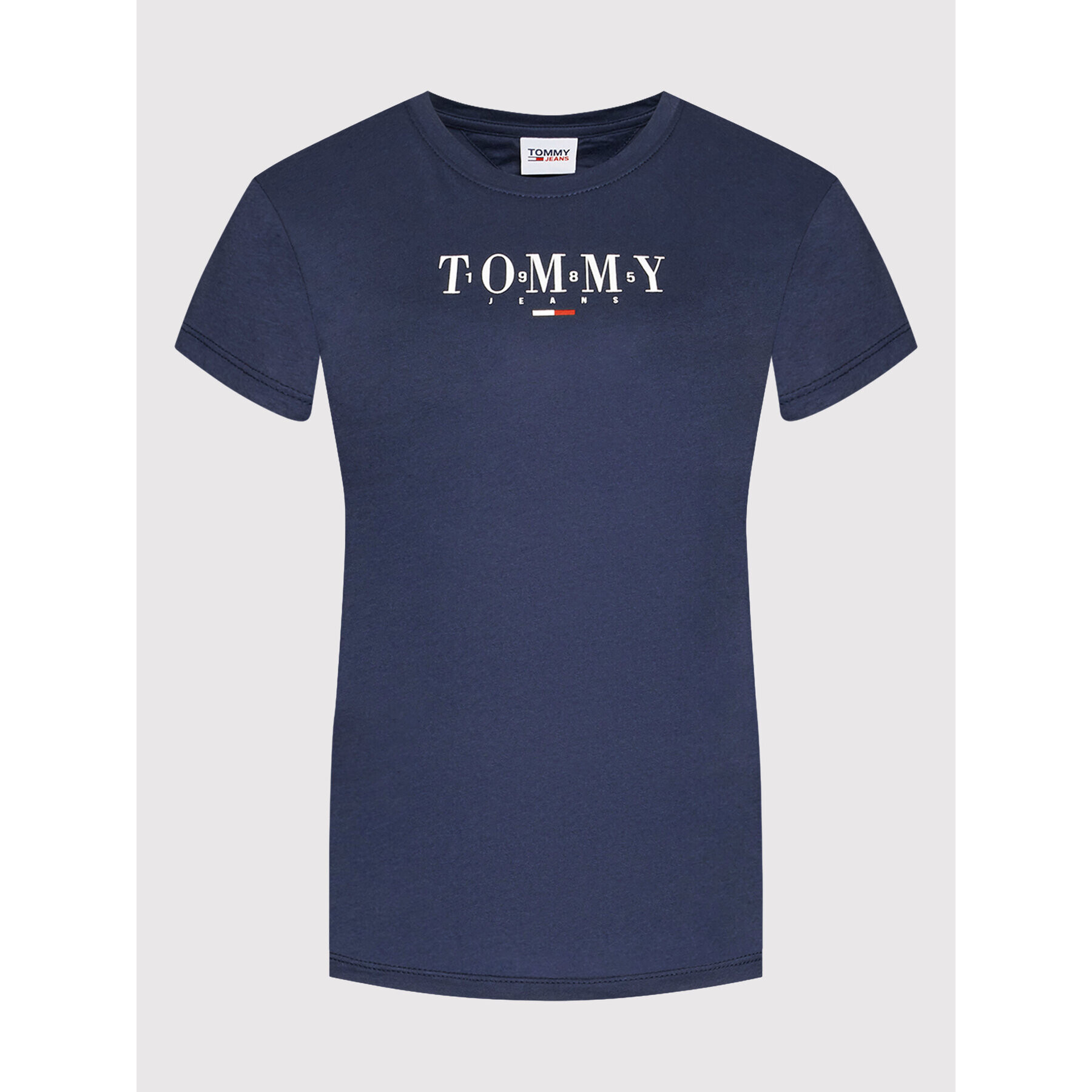 Tommy Jeans Тишърт Essential DW0DW12842 Тъмносин Regular Fit - Pepit.bg