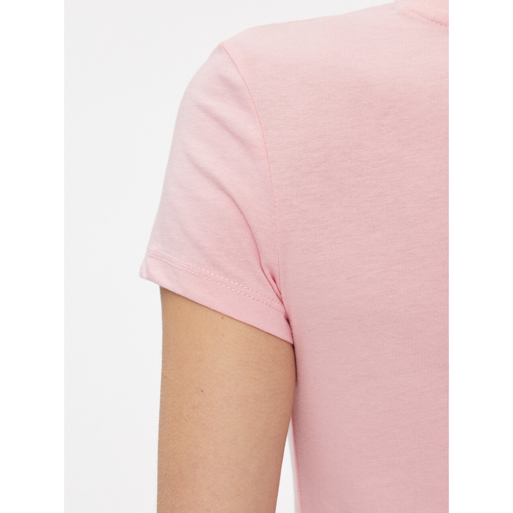 Tommy Jeans Тишърт Essential DW0DW17357 Розов Slim Fit - Pepit.bg