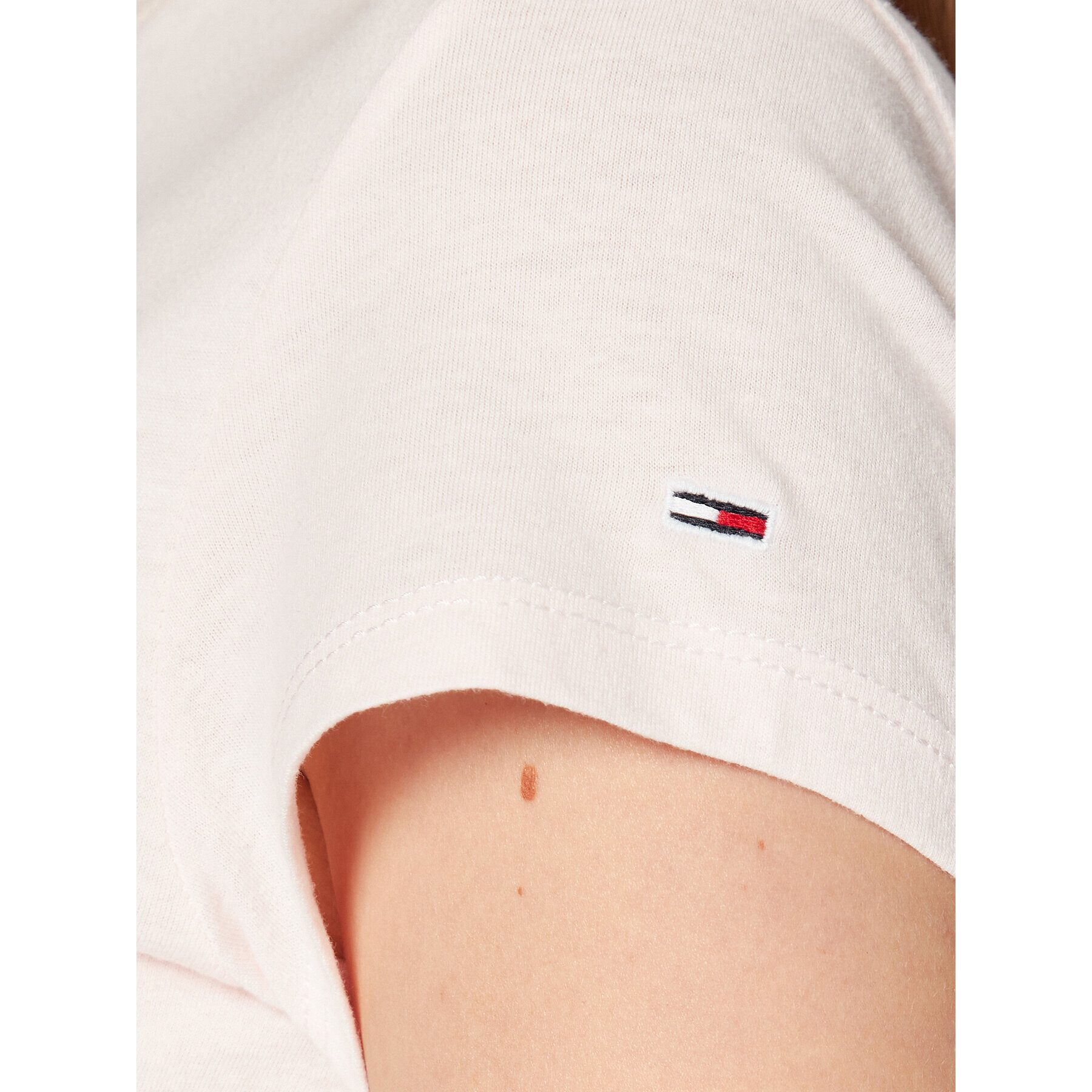 Tommy Jeans Тишърт Essential Logo DW0DW15441 Розов Regular Fit - Pepit.bg