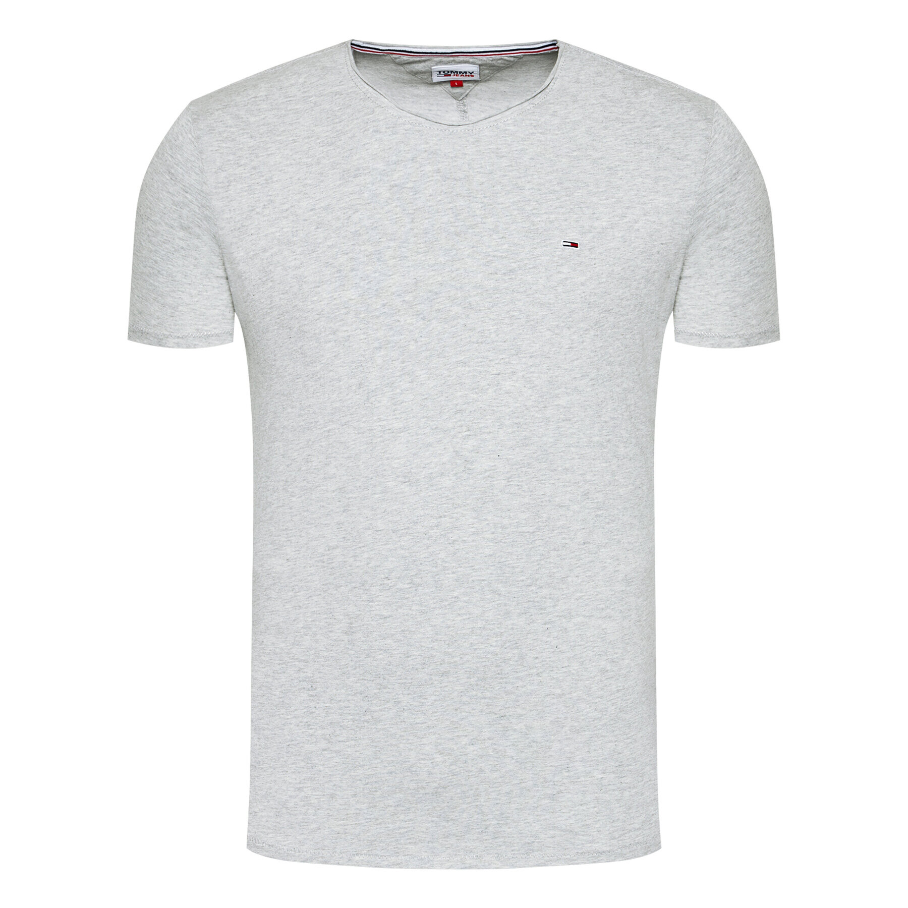 Tommy Jeans Тишърт Jaspe DM0DM09586 Сив Slim Fit - Pepit.bg