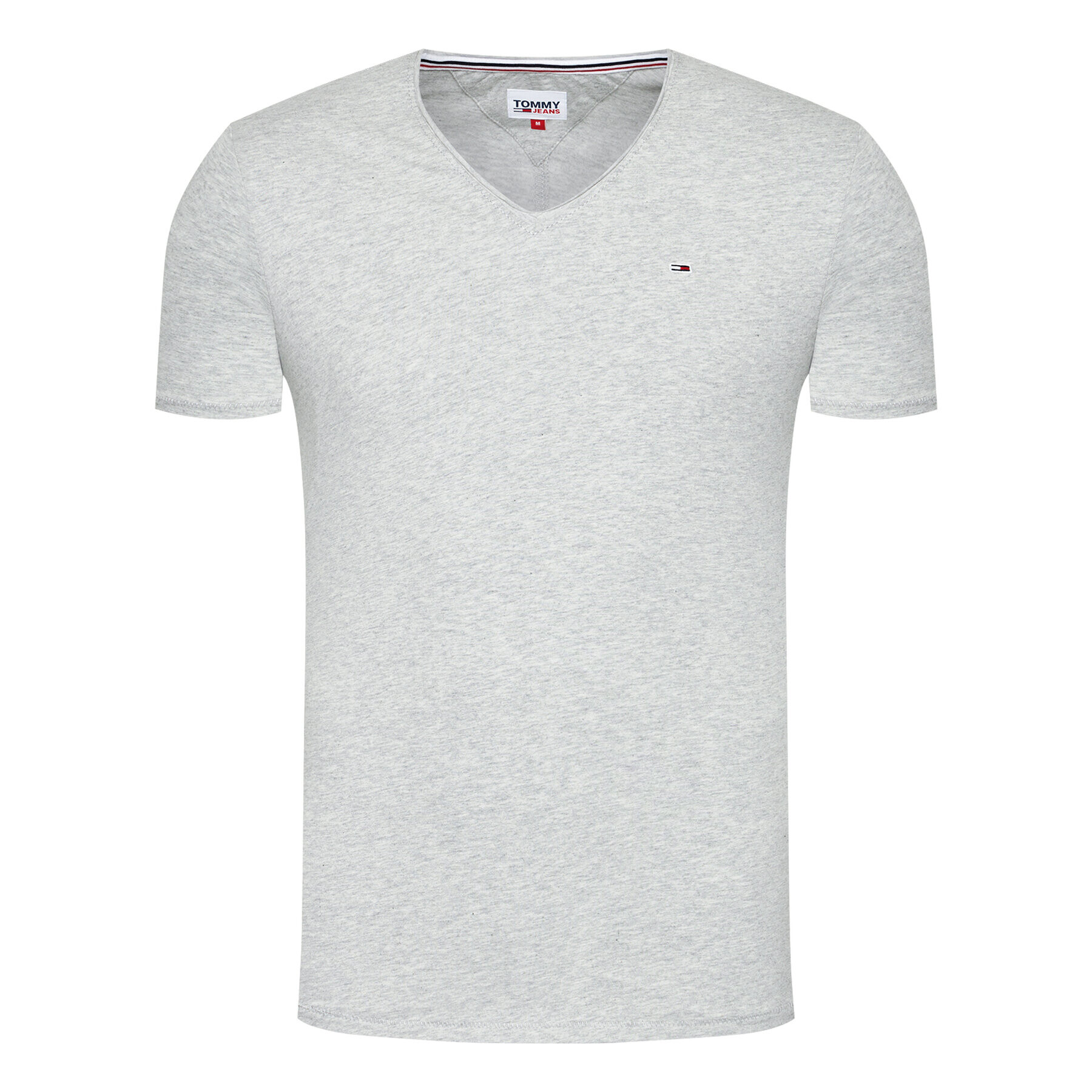 Tommy Jeans Тишърт Jaspe DM0DM09587 Сив Slim Fit - Pepit.bg