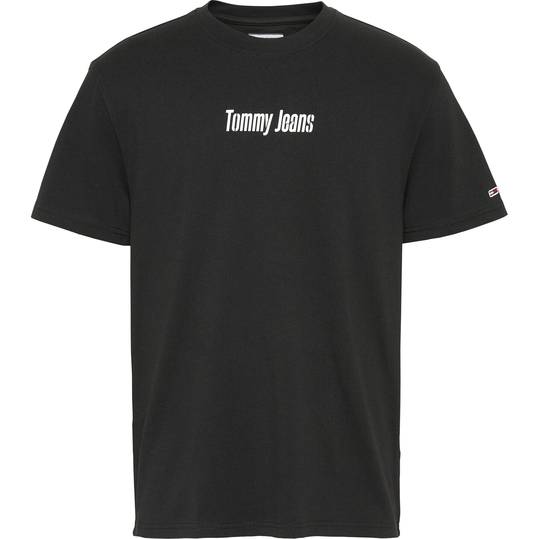 Tommy Jeans Тишърт Text Back Logo Tee DM0DM07857 Черен Regular Fit - Pepit.bg