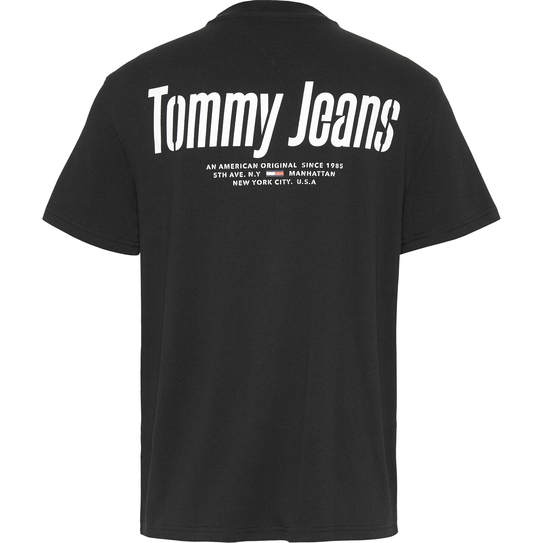 Tommy Jeans Тишърт Text Back Logo Tee DM0DM07857 Черен Regular Fit - Pepit.bg