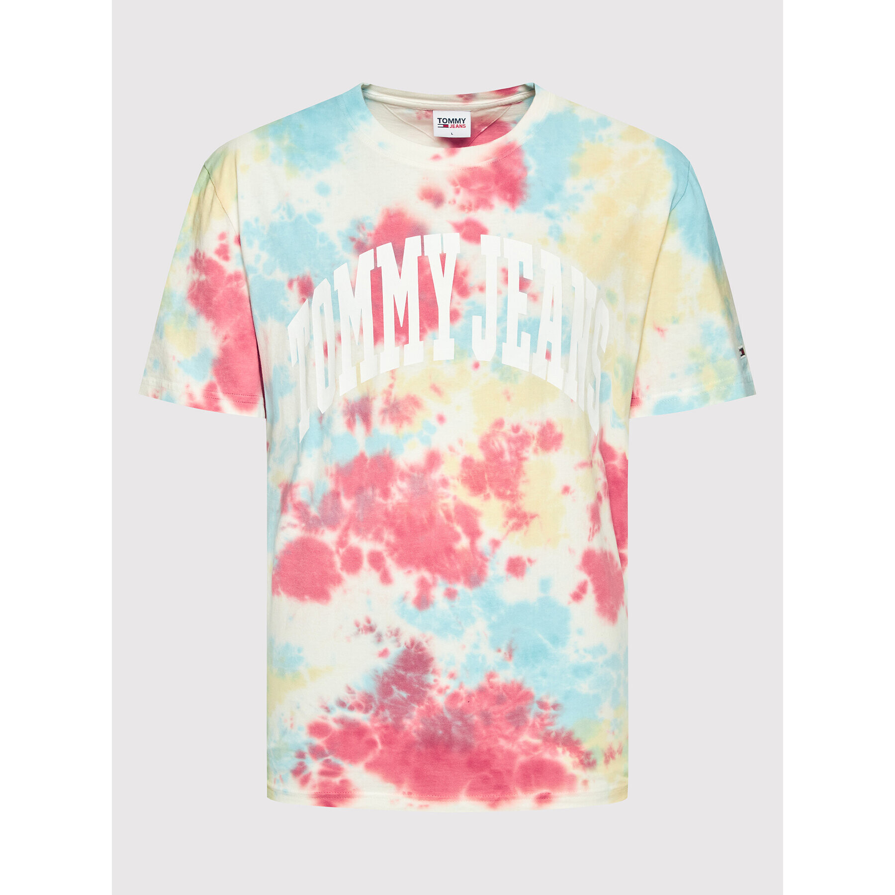 Tommy Jeans Тишърт Tjm Aop Tie Dye DM0DM12796 Цветен Regular Fit - Pepit.bg