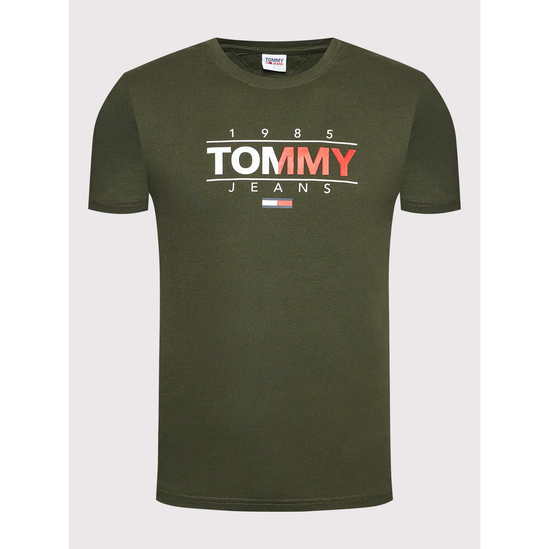 Tommy Jeans Тишърт Tjm Essential Graphic DM0DM11600 Зелен Regular Fit - Pepit.bg