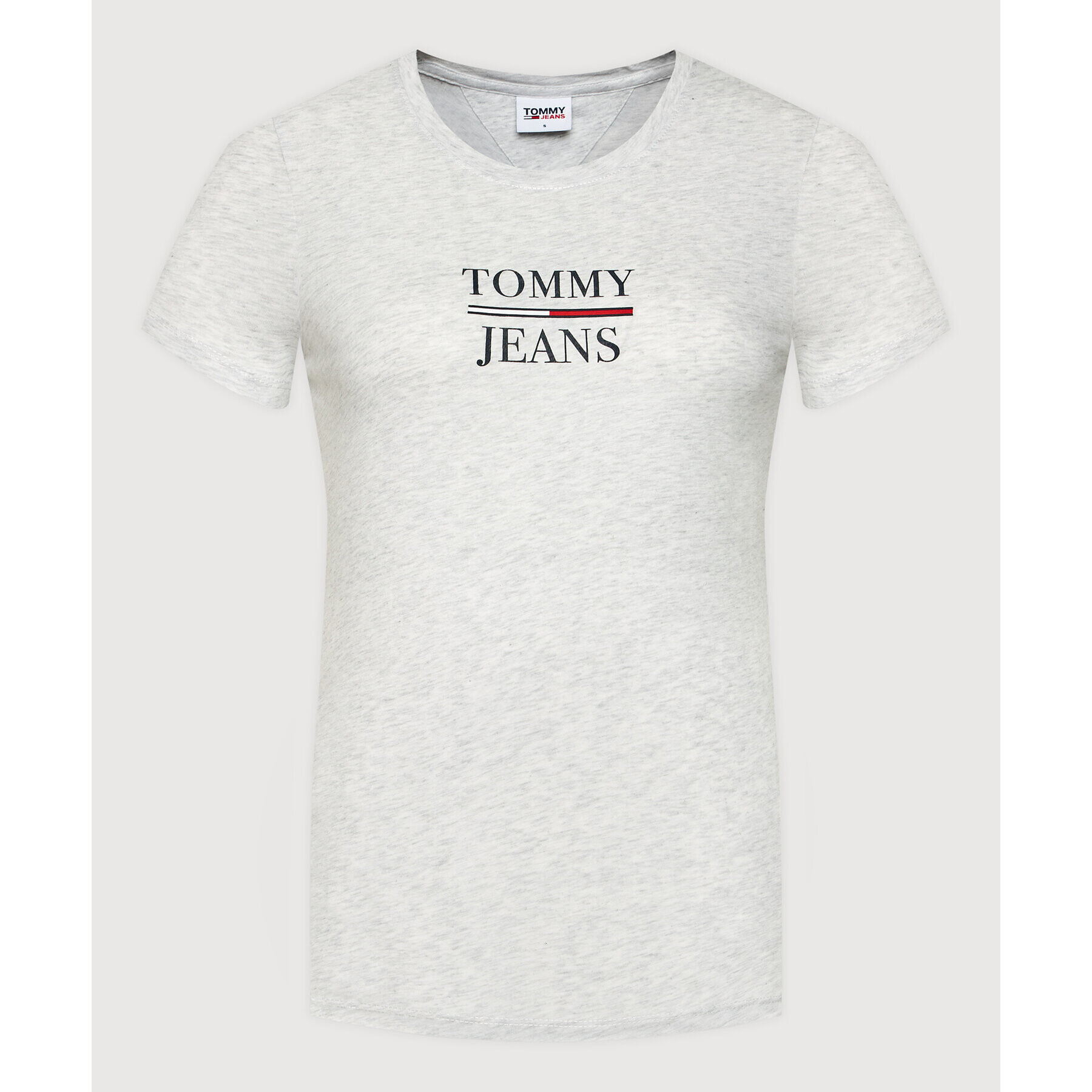 Tommy Jeans Тишърт Tjw Essential DW0DW10411 Сив Slim Fit - Pepit.bg