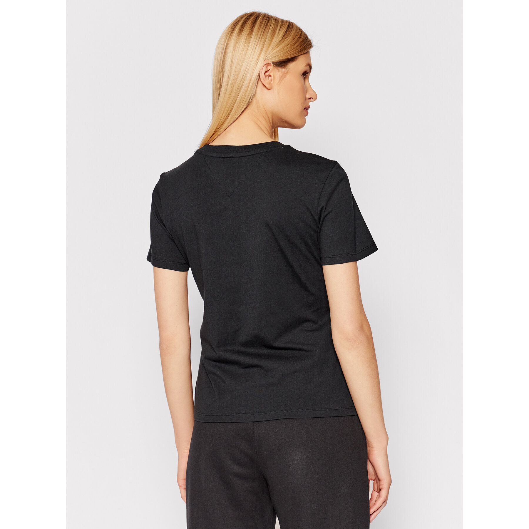 Tommy Jeans Тишърт Tjw Jersey DW0DW09198 Черен Regular Fit - Pepit.bg
