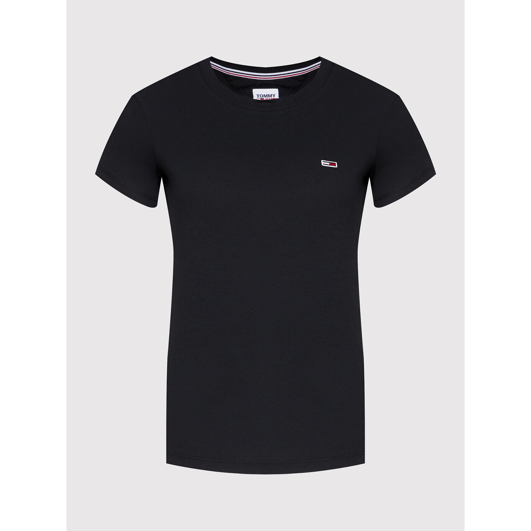 Tommy Jeans Тишърт Tjw Jersey DW0DW09198 Черен Regular Fit - Pepit.bg