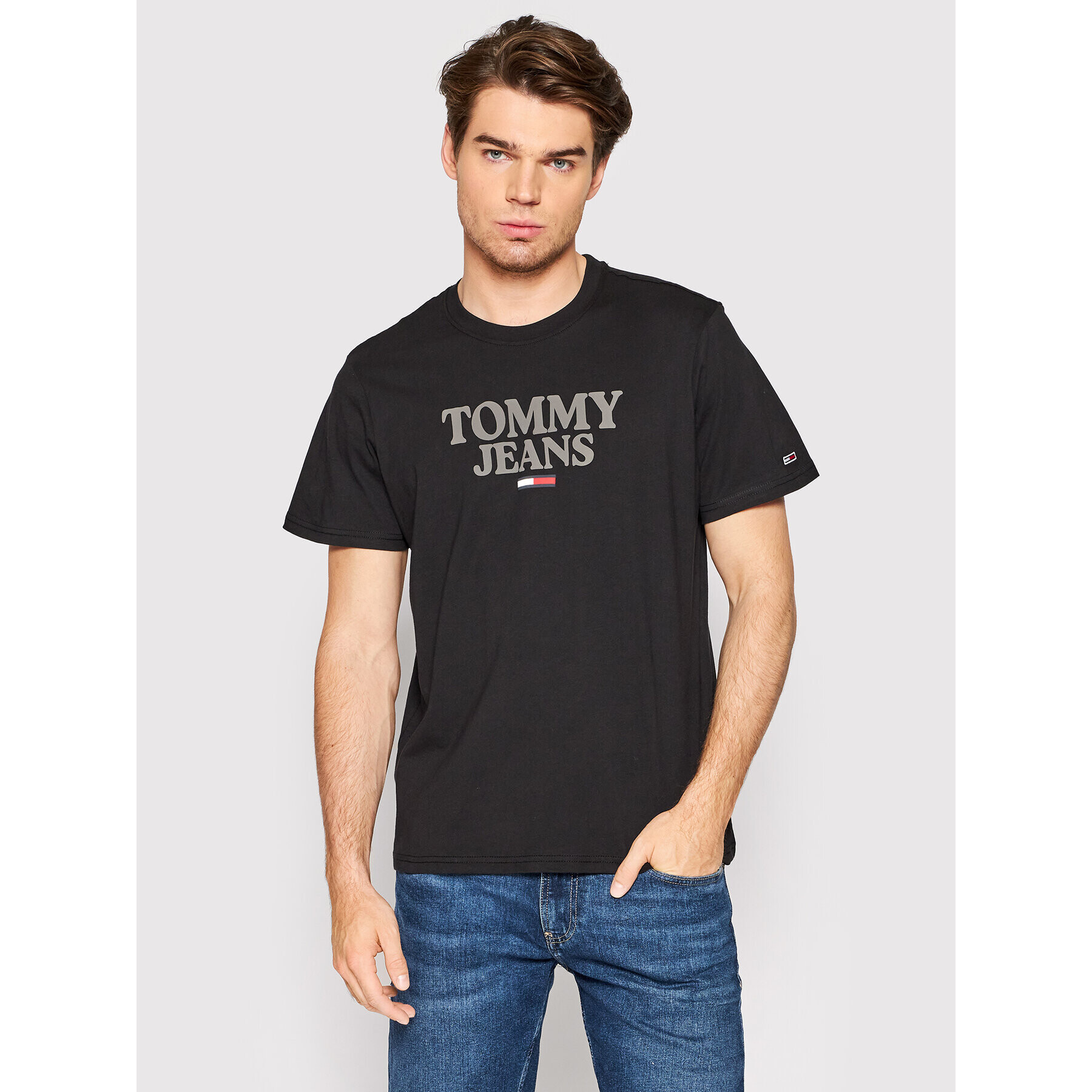 Tommy Jeans Тишърт Tonal Entry Graphic DM0DM12799 Черен Regular Fit - Pepit.bg