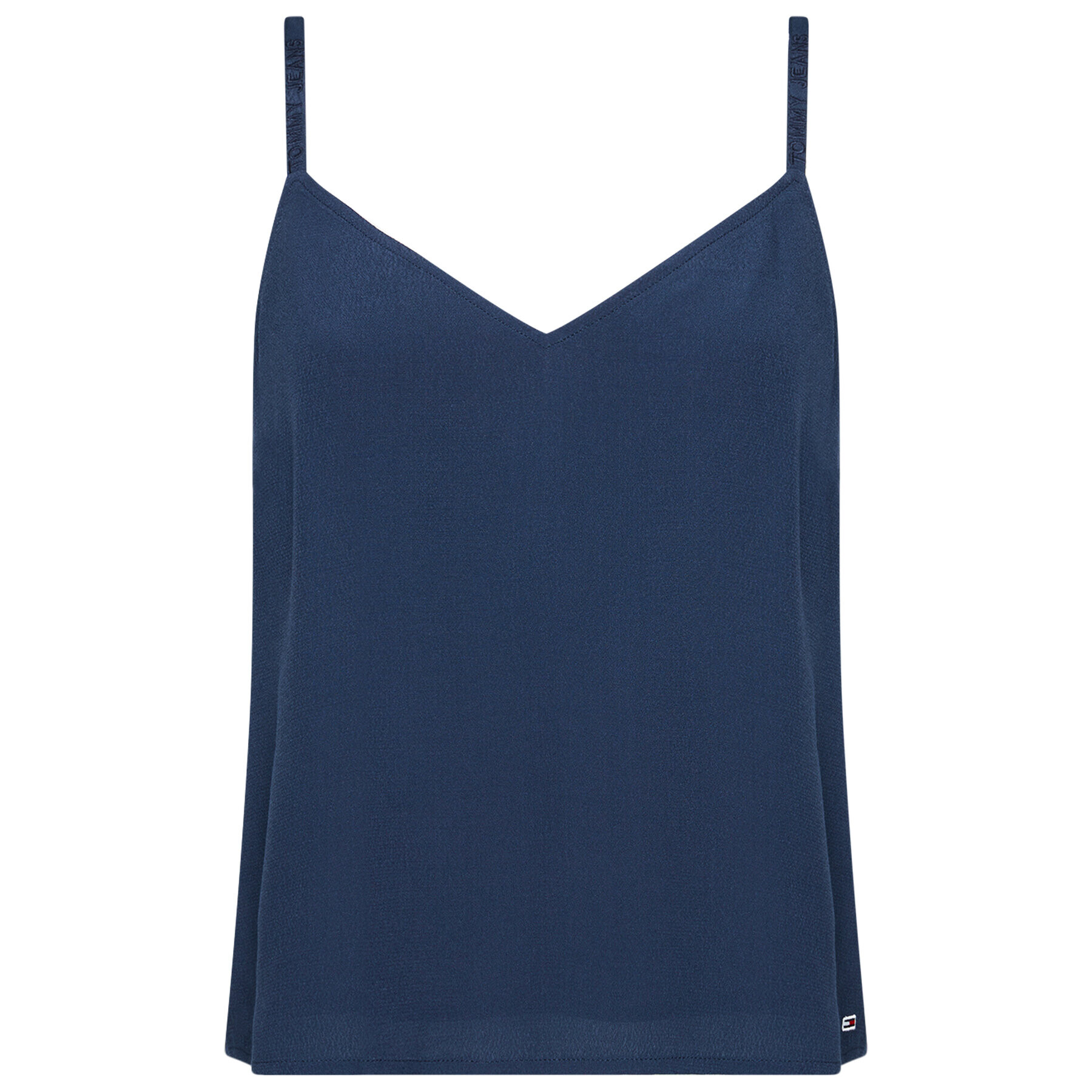 Tommy Jeans топ Cami DW0DW09772 Тъмносин Regular Fit - Pepit.bg