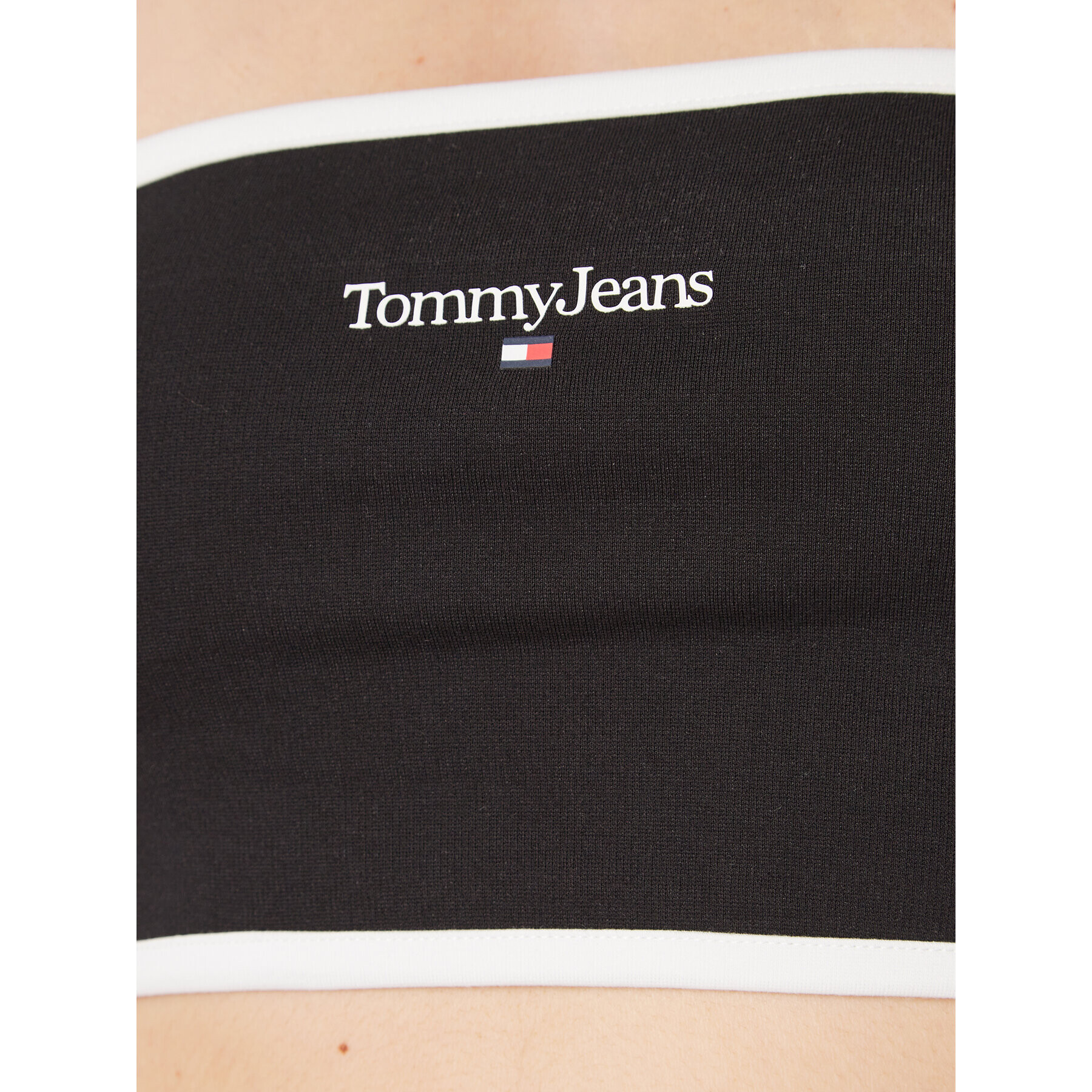 Tommy Jeans топ DW0DW14886 Черен Regular Fit - Pepit.bg