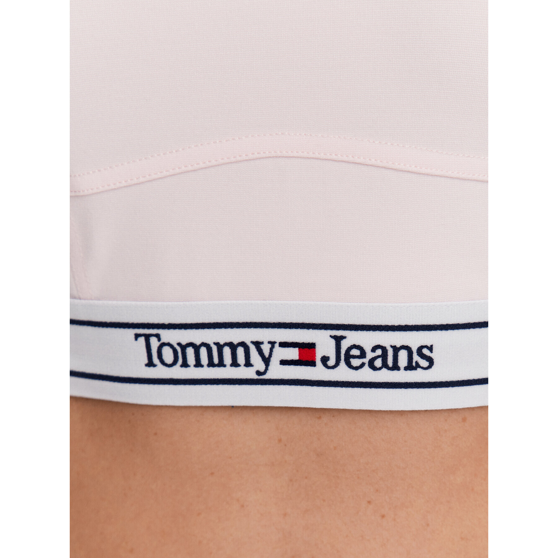 Tommy Jeans топ DW0DW15300 Розов Slim Fit - Pepit.bg