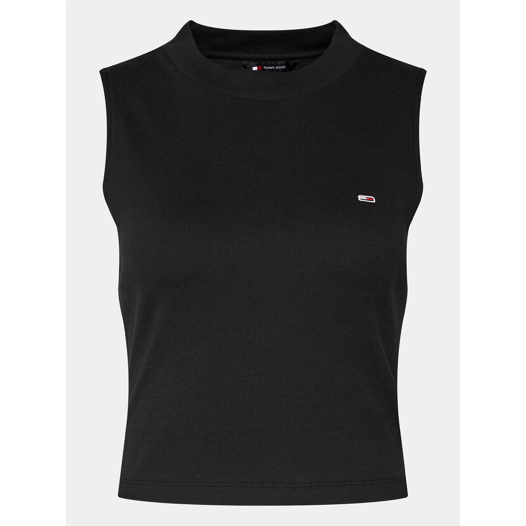 Tommy Jeans топ DW0DW17533 Черен Regular Fit - Pepit.bg