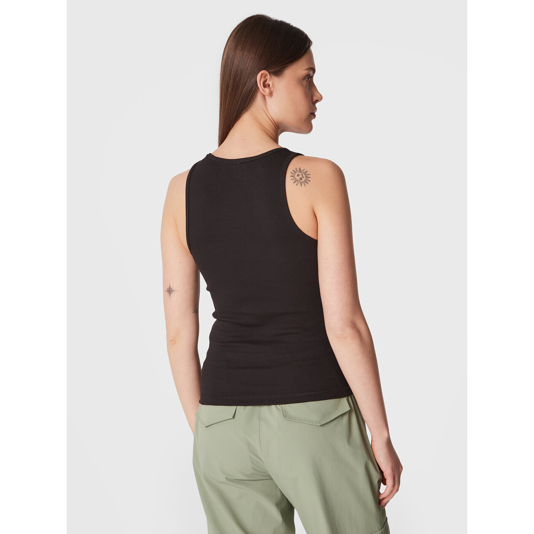 Tommy Jeans топ Essential DW0DW14875 Черен Regular Fit - Pepit.bg