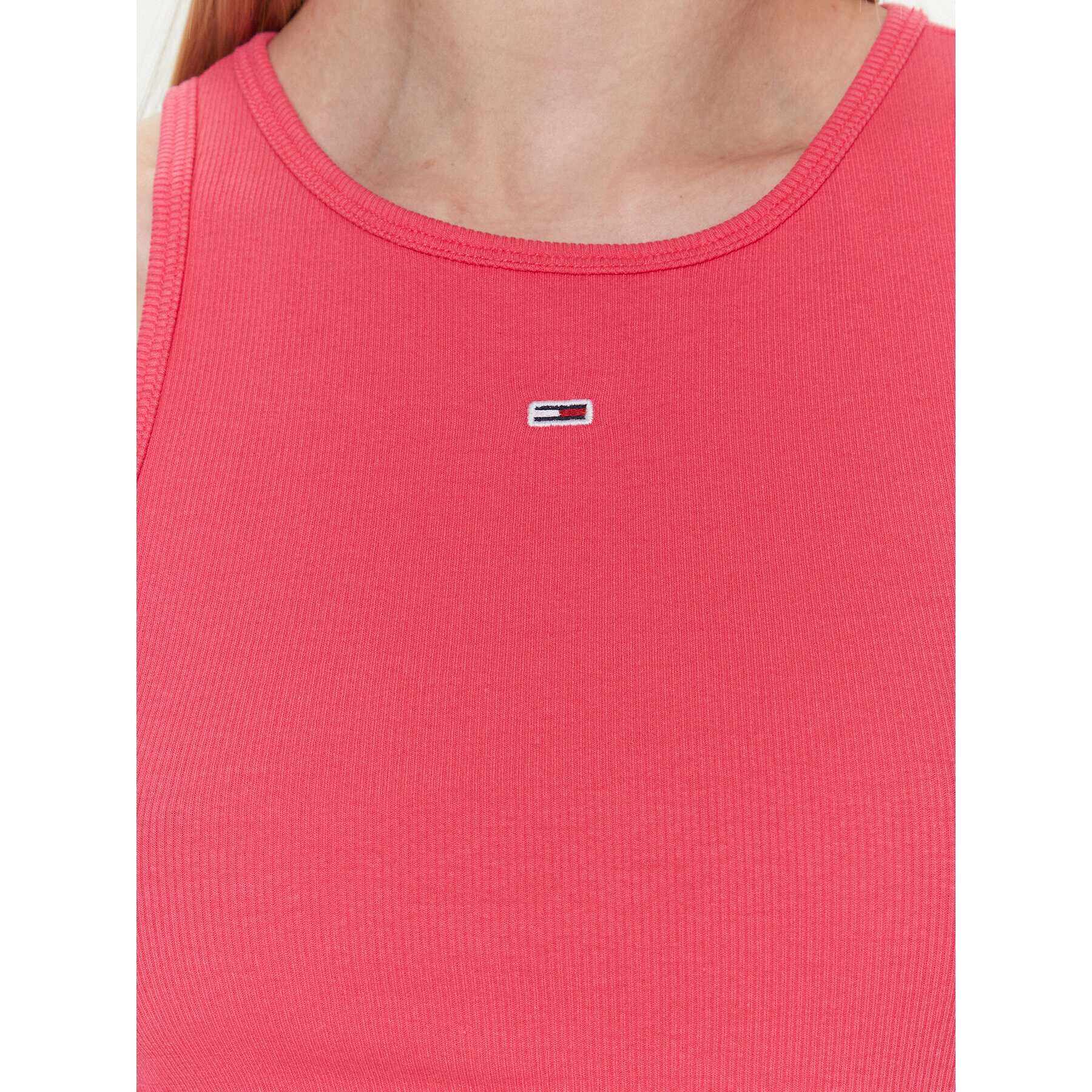 Tommy Jeans топ Essential DW0DW14875 Розов Slim Fit - Pepit.bg