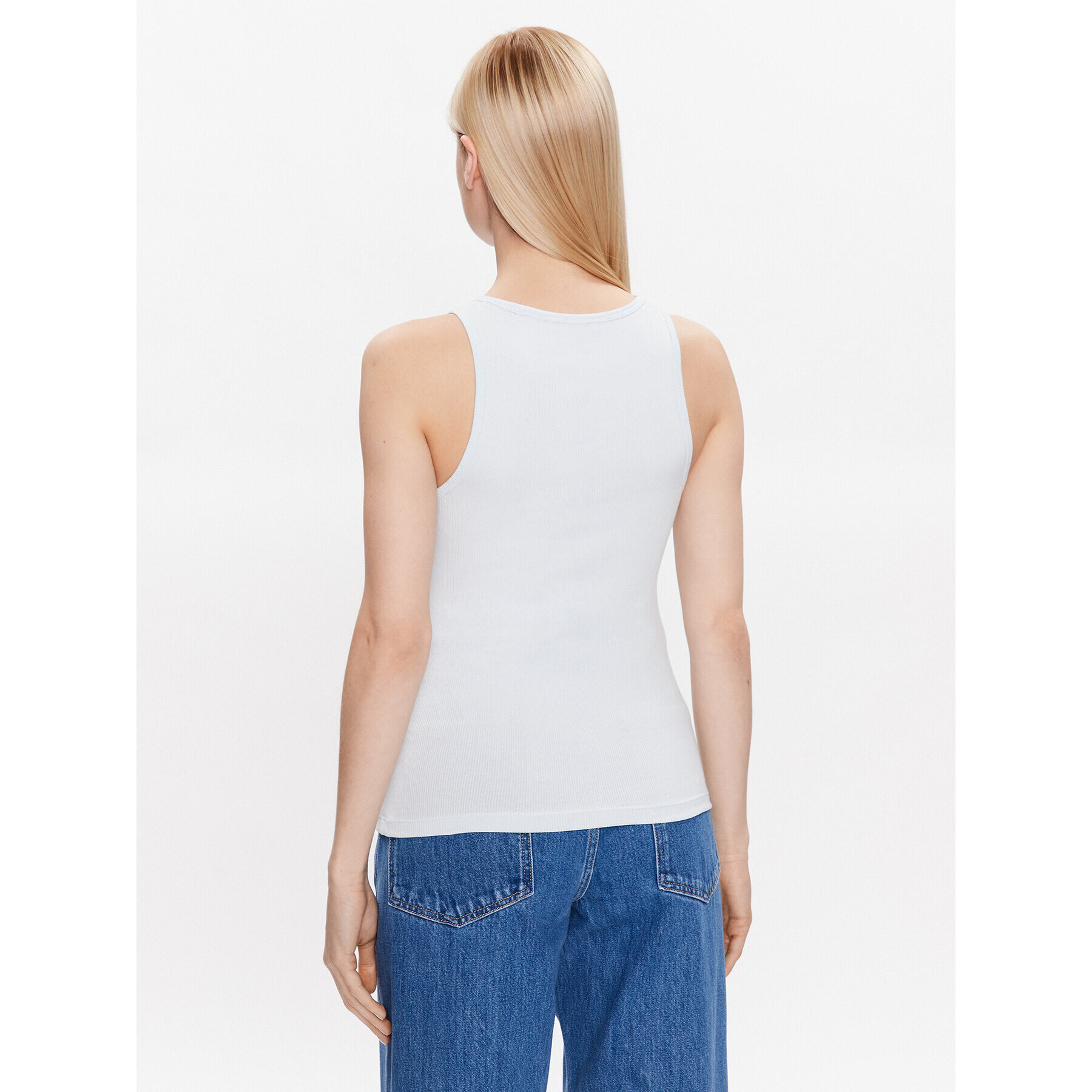 Tommy Jeans топ Essential DW0DW14875 Син Slim Fit - Pepit.bg