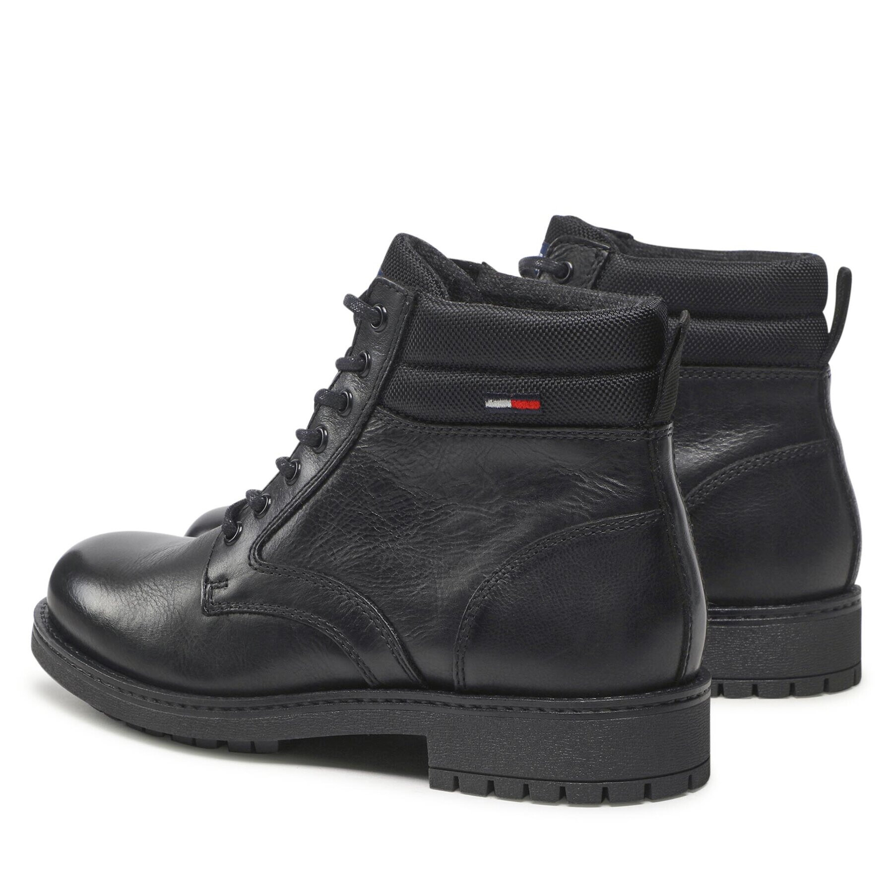 Tommy Jeans Туристически oбувки Classic Short Lace Up Boot EM0EM01057 Черен - Pepit.bg