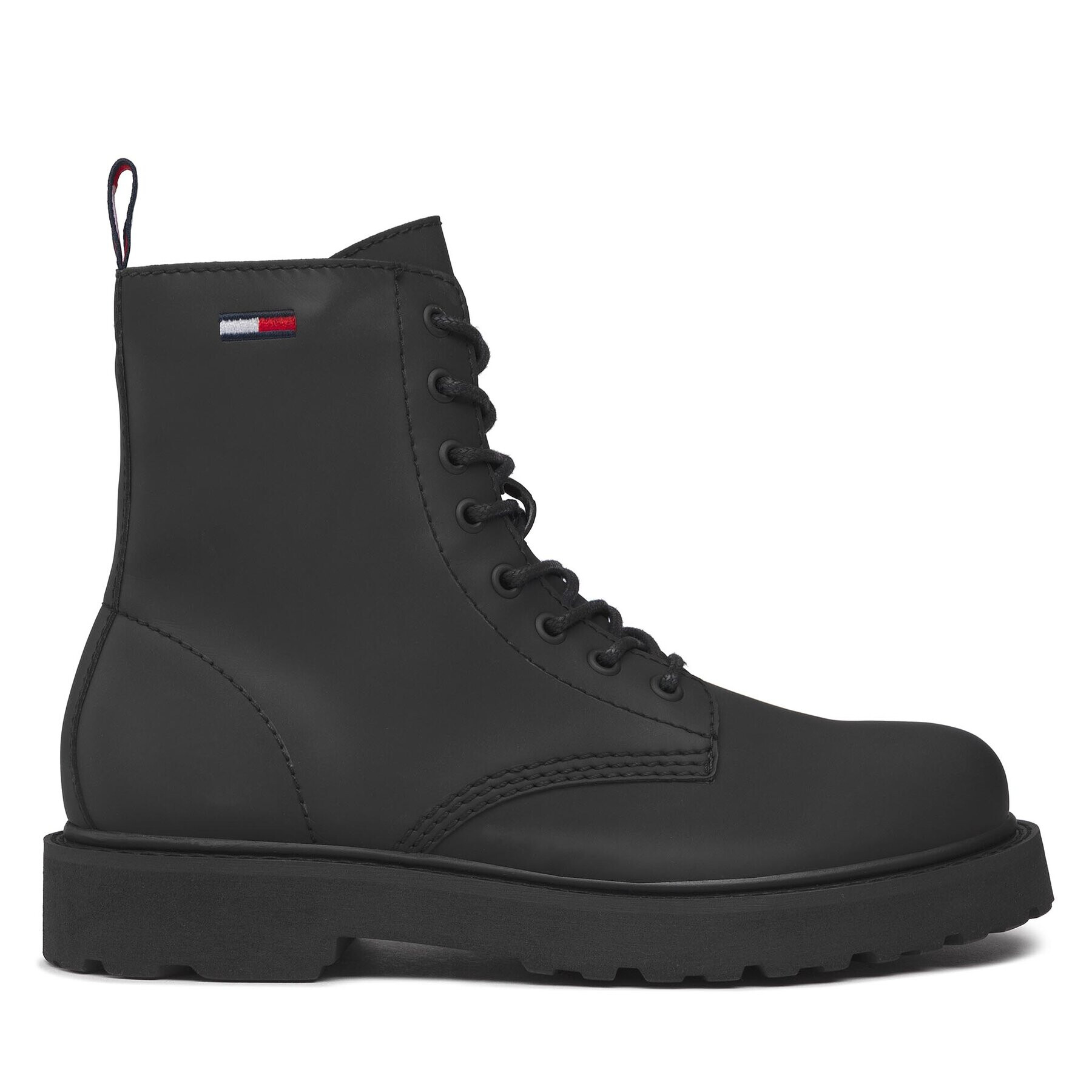 Tommy Jeans Туристически oбувки Lace Up Boot EM0EM01113 Черен - Pepit.bg