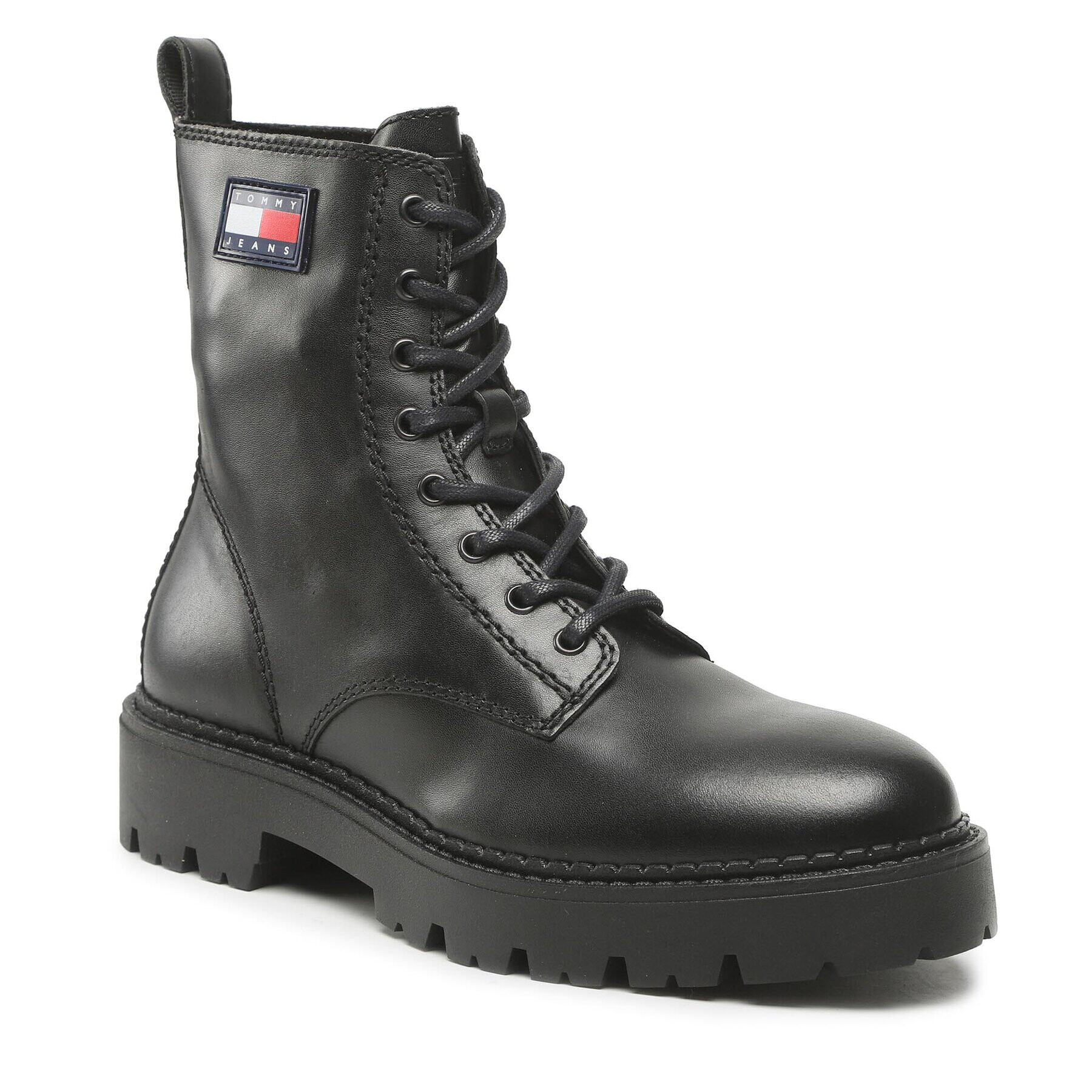 Tommy Jeans Туристически oбувки Lace Up Heritage Boot EM0EM01091 Черен - Pepit.bg