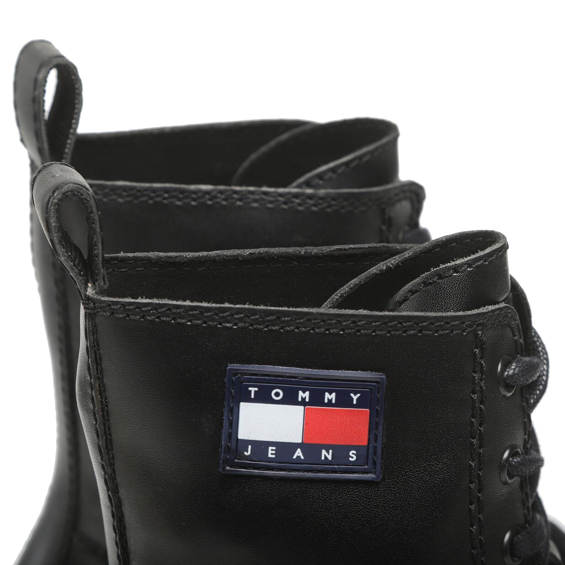 Tommy Jeans Туристически oбувки Lace Up Heritage Boot EM0EM01091 Черен - Pepit.bg