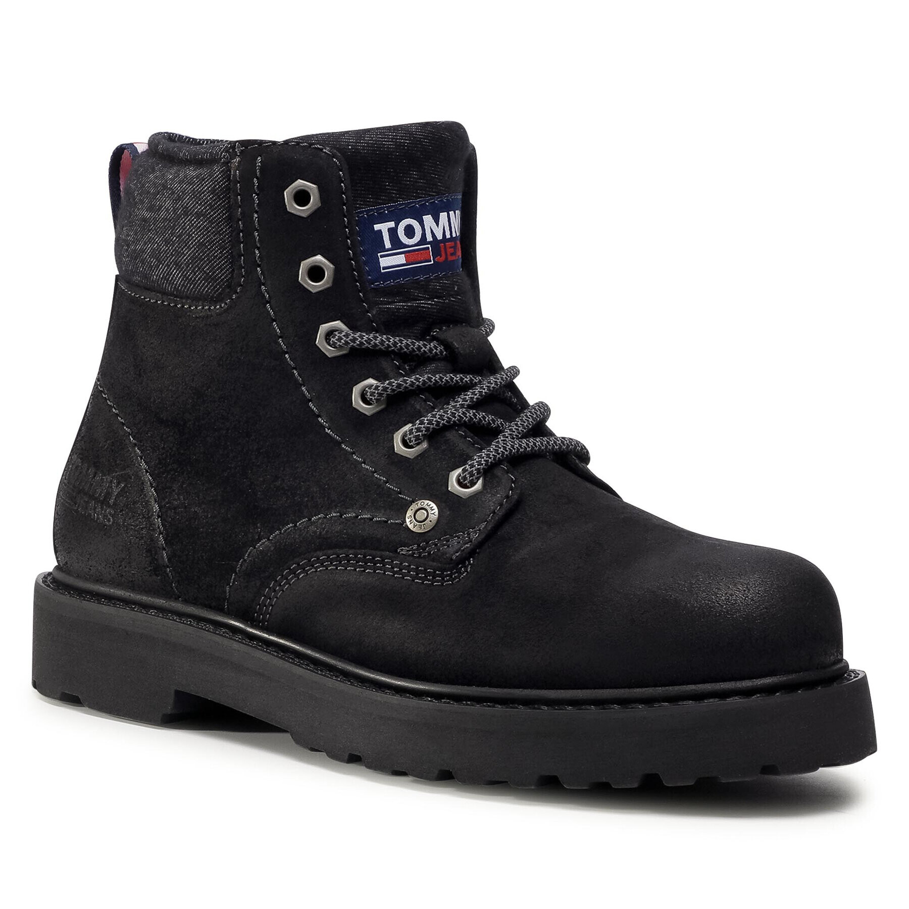 Tommy Jeans Туристически oбувки Lace Up Mens Boot EM0EM00534 Черен - Pepit.bg