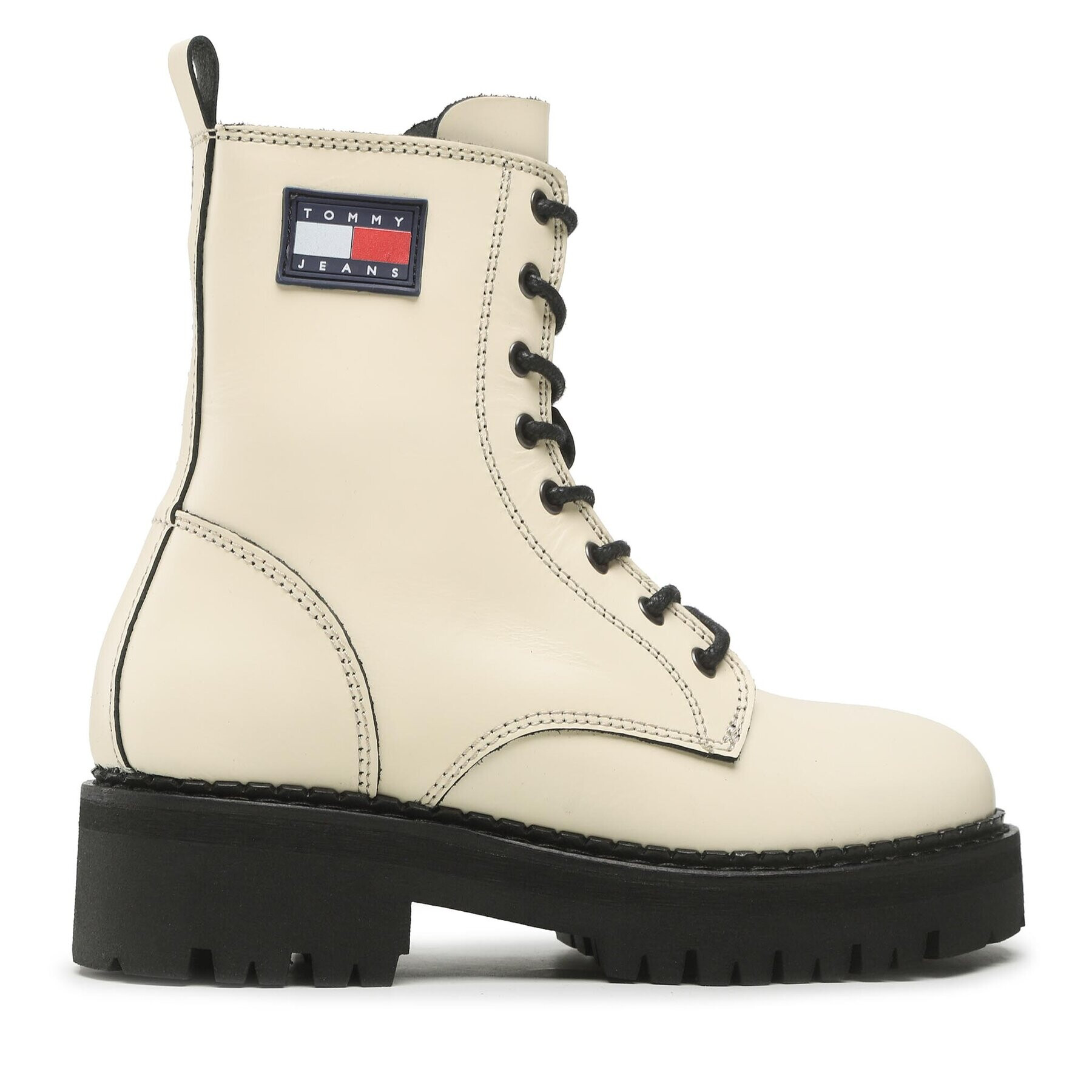 Tommy Jeans Туристически oбувки Urban Piping Boot EN0EN01997 Бежов - Pepit.bg