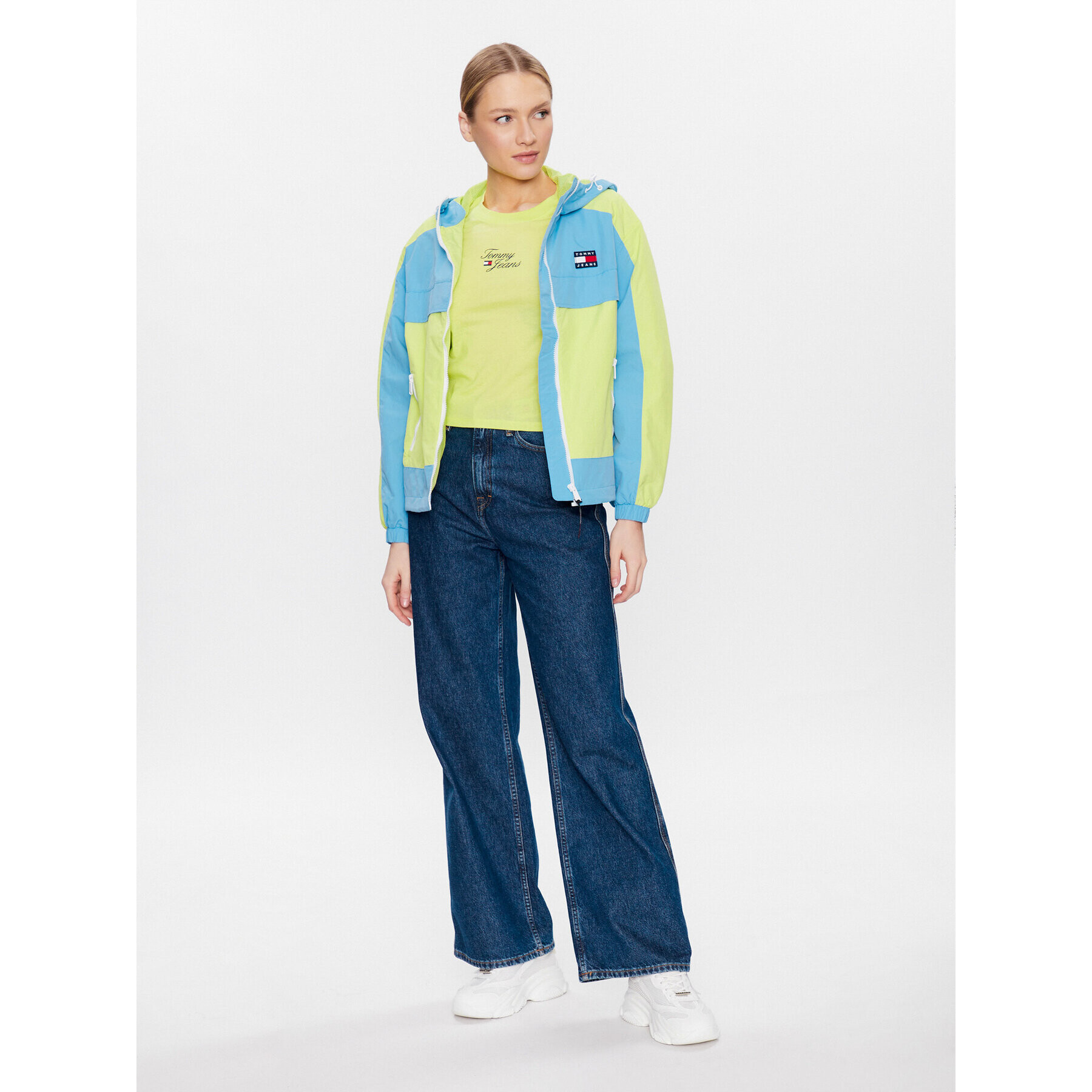 Tommy Jeans Ветровка Chicago DW0DW15820 Зелен Regular Fit - Pepit.bg