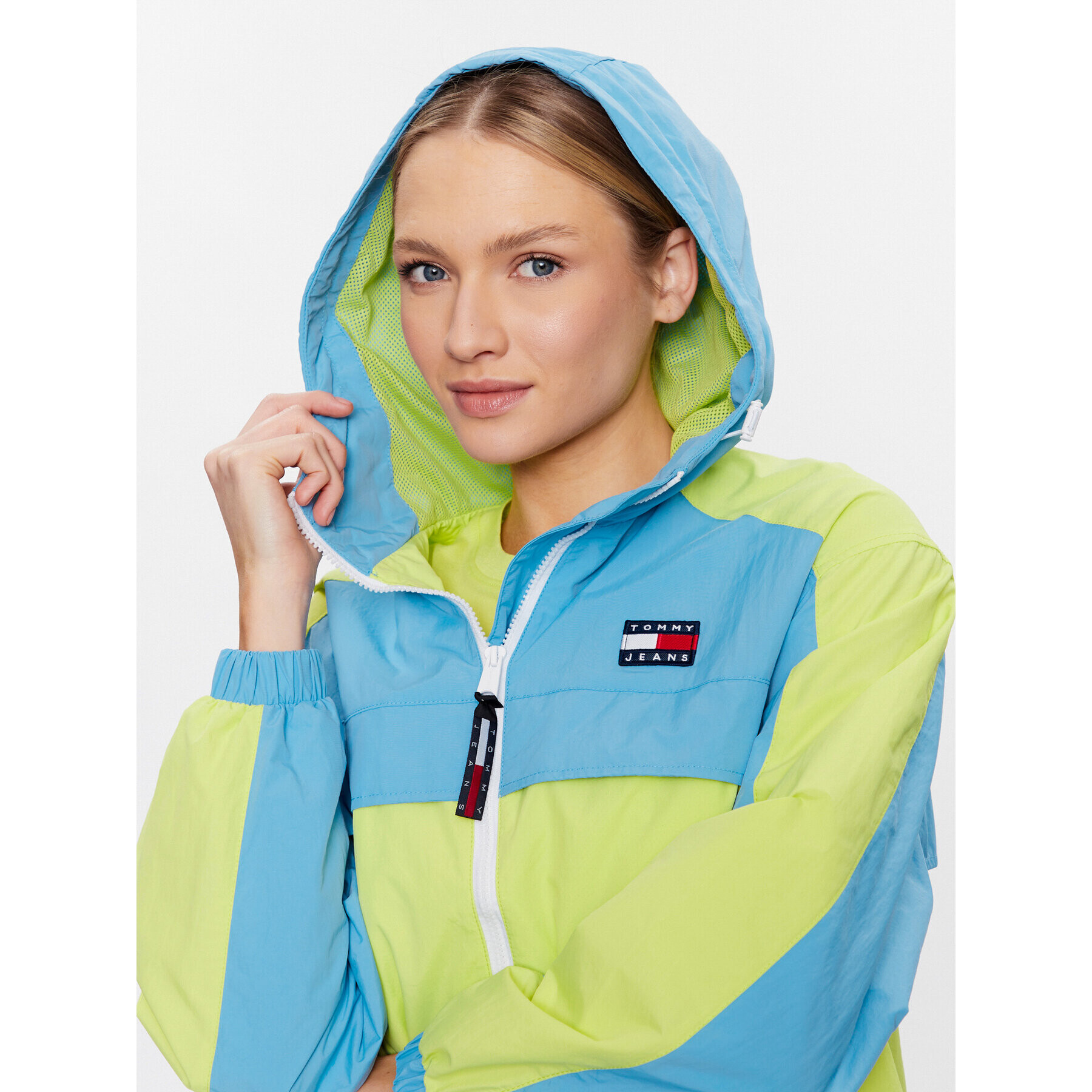 Tommy Jeans Ветровка Chicago DW0DW15820 Зелен Regular Fit - Pepit.bg