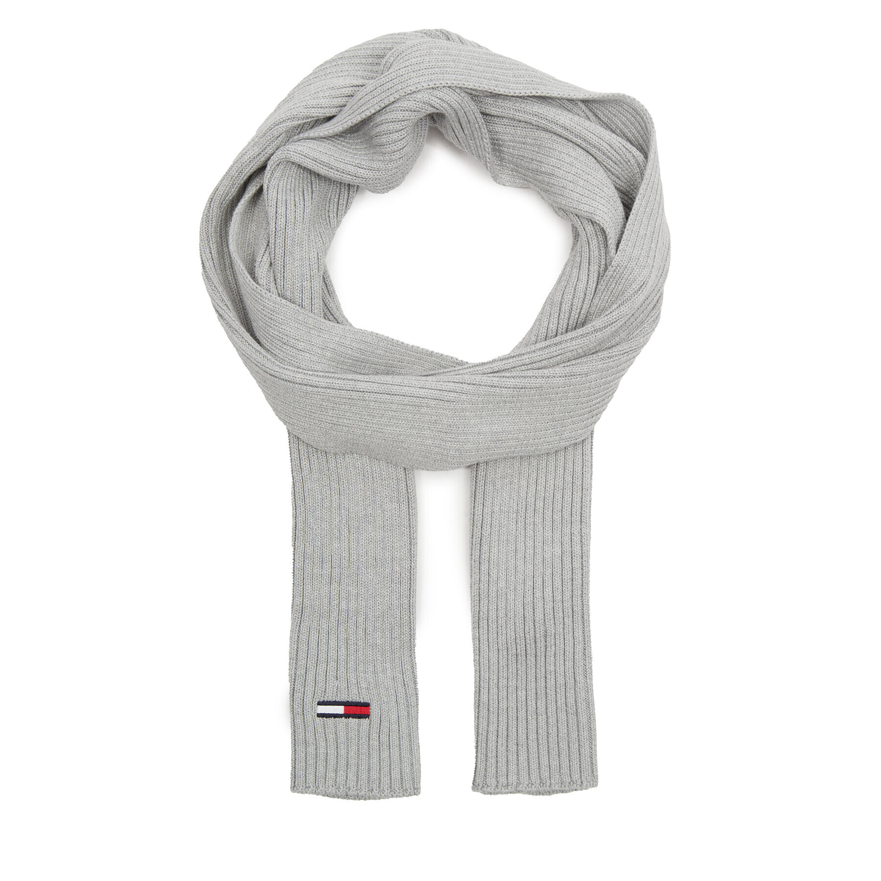 Tommy Jeans Зимен шал Tjm Flag Scarf AM0AM11702 Сив - Pepit.bg