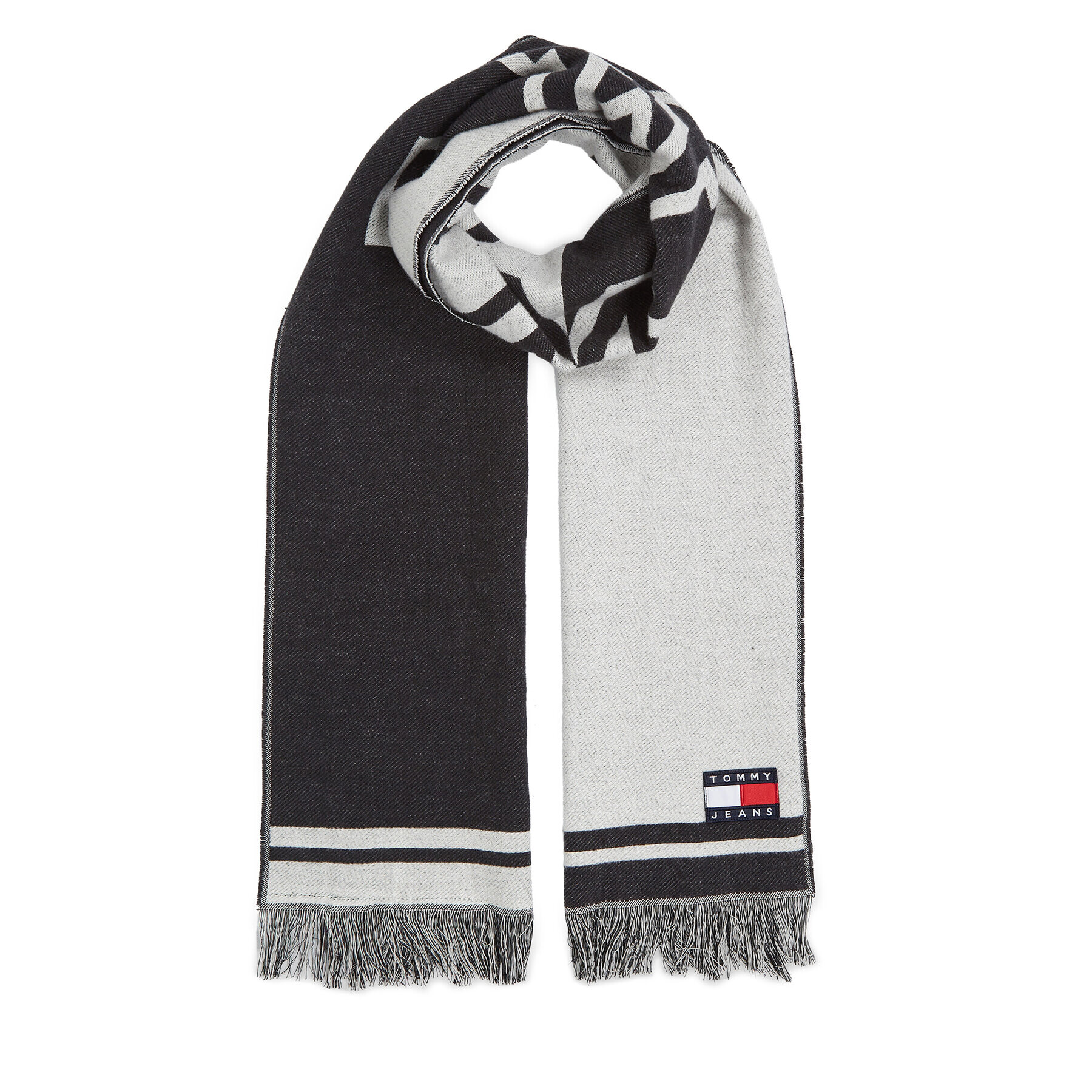 Tommy Jeans Зимен шал Tjm Heritage Oversized Scarf AM0AM11704 Черен - Pepit.bg