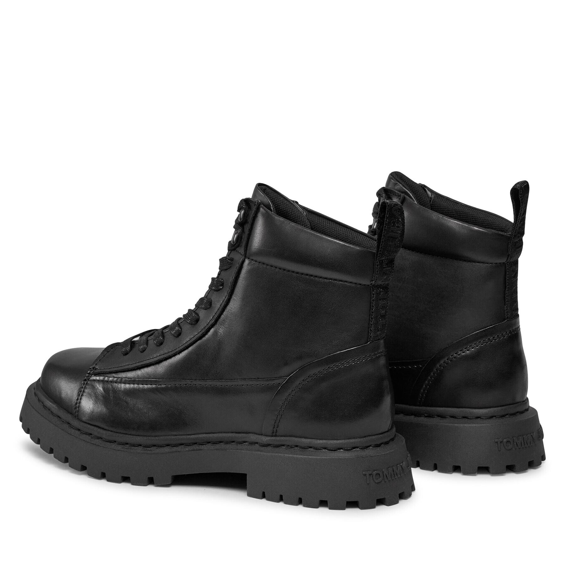 Tommy Jeans Зимни обувки Tjm Lace Up Boot EM0EM01363 Черен - Pepit.bg