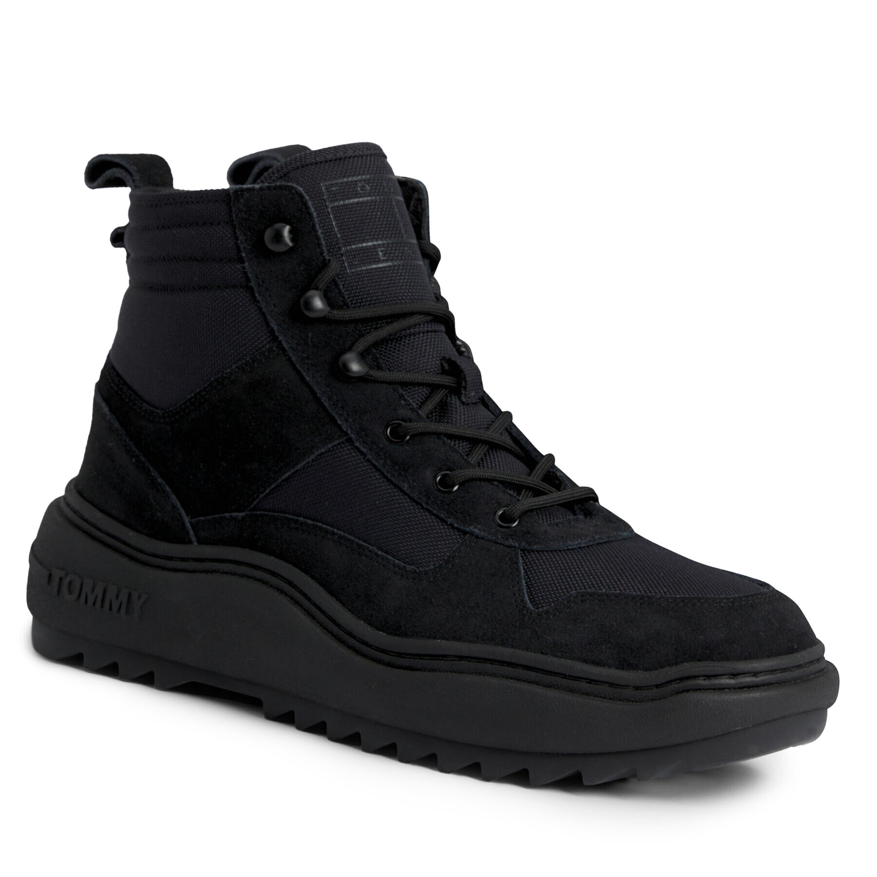 Tommy Jeans Зимни обувки Tjm Mix Material Boot EM0EM01245 Черен - Pepit.bg