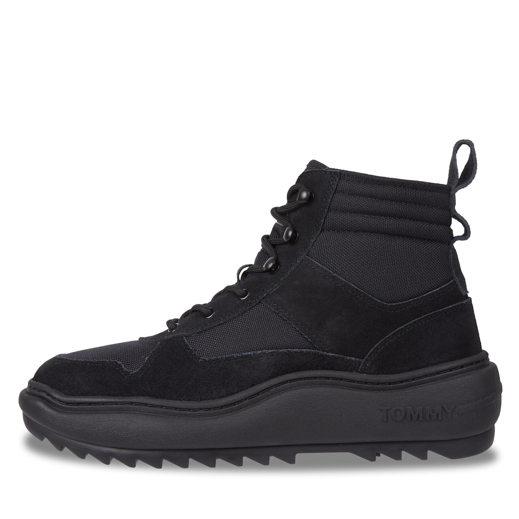 Tommy Jeans Зимни обувки Tjm Mix Material Boot EM0EM01245 Черен - Pepit.bg