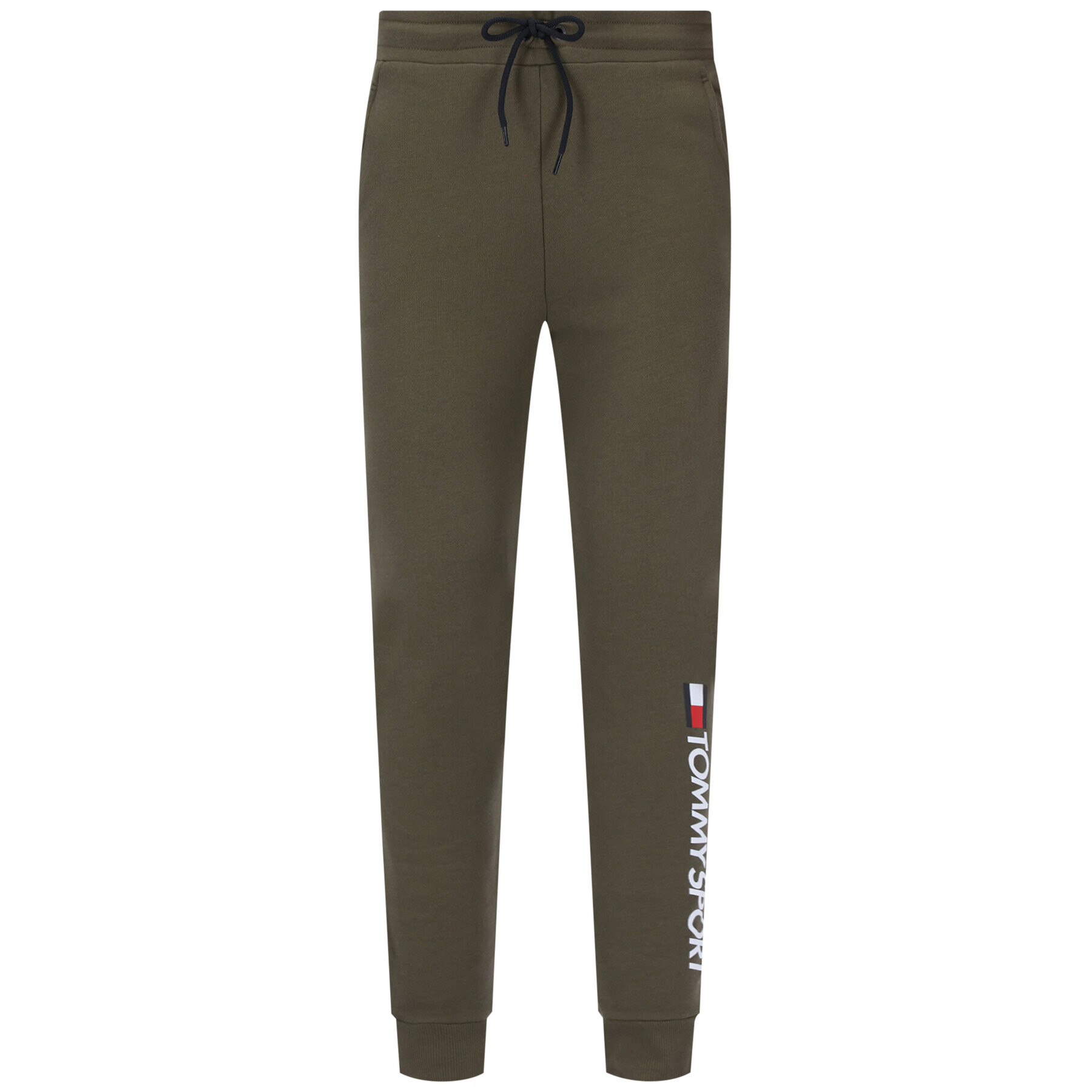 Tommy Sport Долнище анцуг Cuff Logo S20S200359 Зелен Regular Fit - Pepit.bg