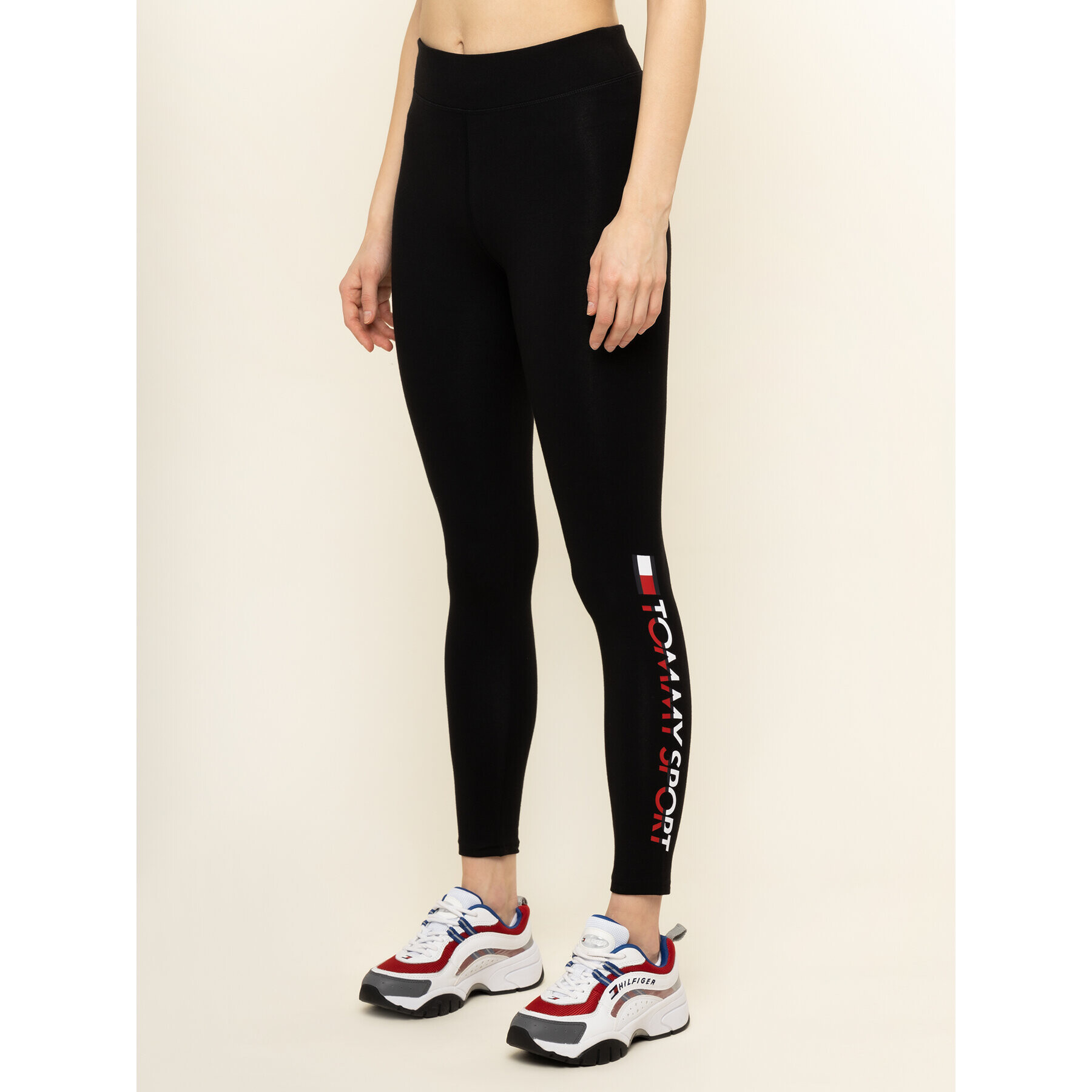 Tommy Sport Клин Stretch S10S100090 Черен Slim Fit - Pepit.bg