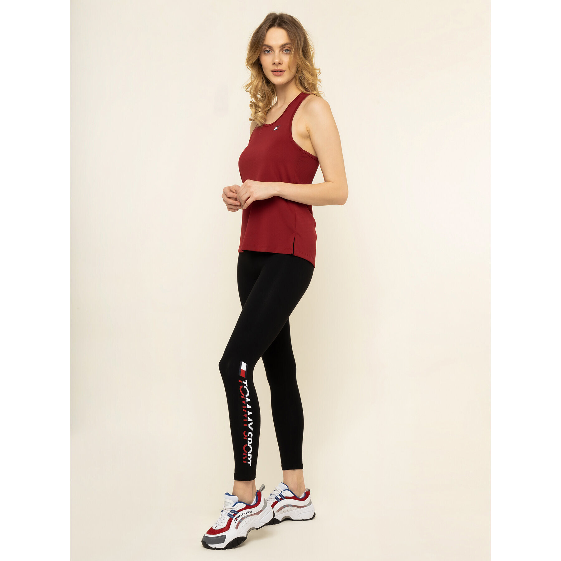 Tommy Sport Клин Stretch S10S100090 Черен Slim Fit - Pepit.bg