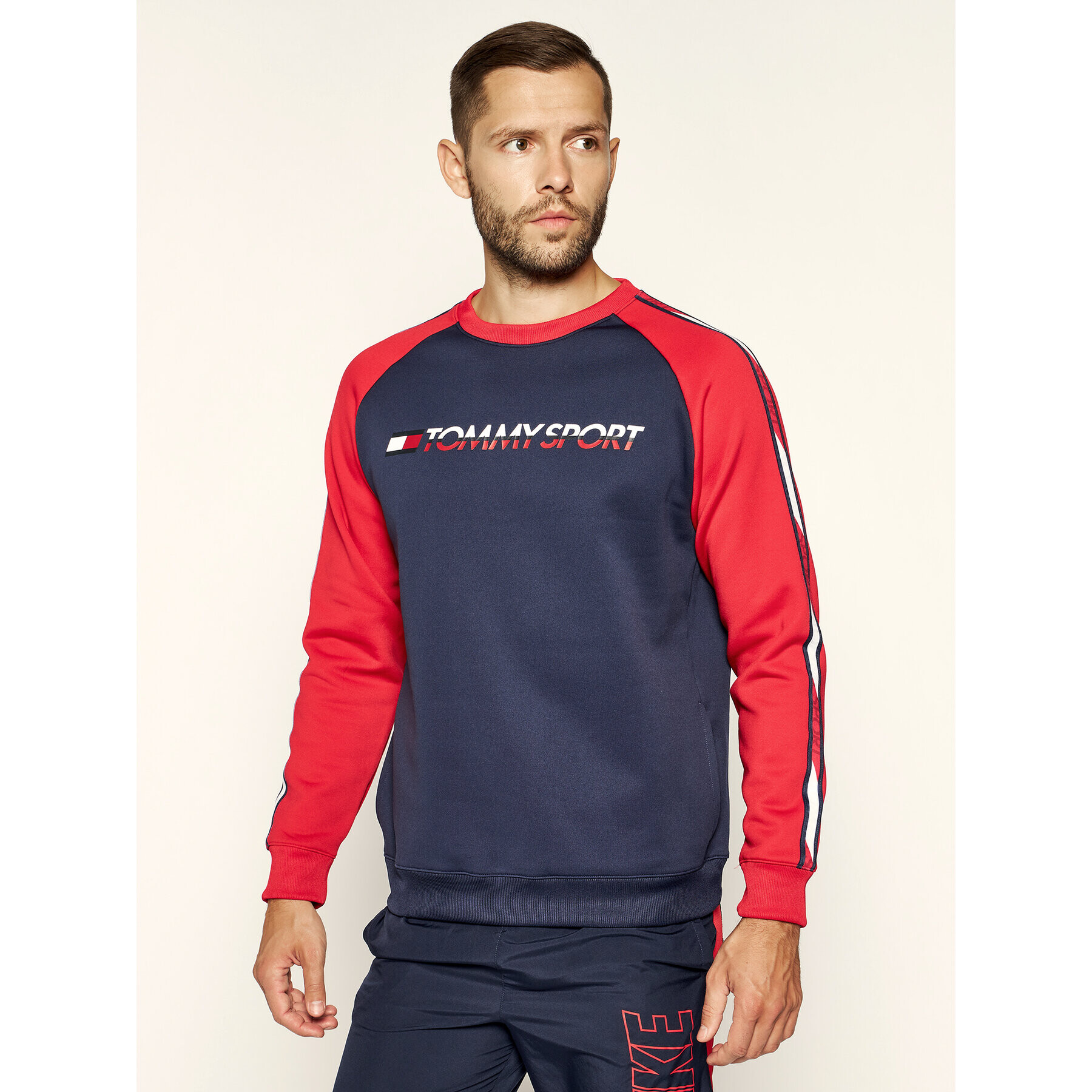Tommy Sport Суитшърт Stretch S20S200276401 Тъмносин Regular Fit - Pepit.bg