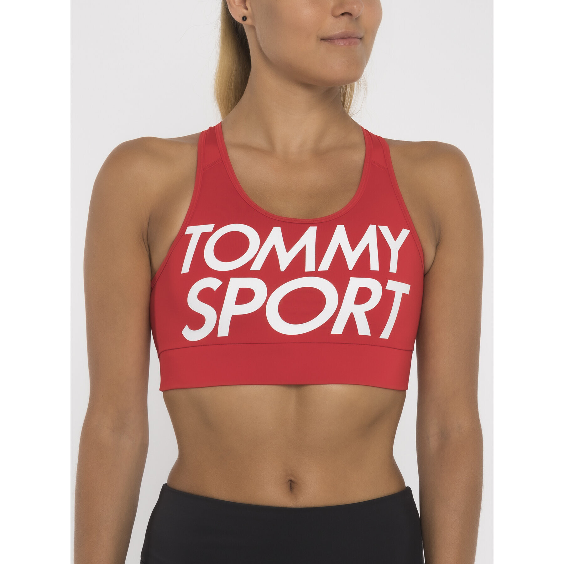 Tommy Sport Сутиен-топ S10S100070 Червен - Pepit.bg