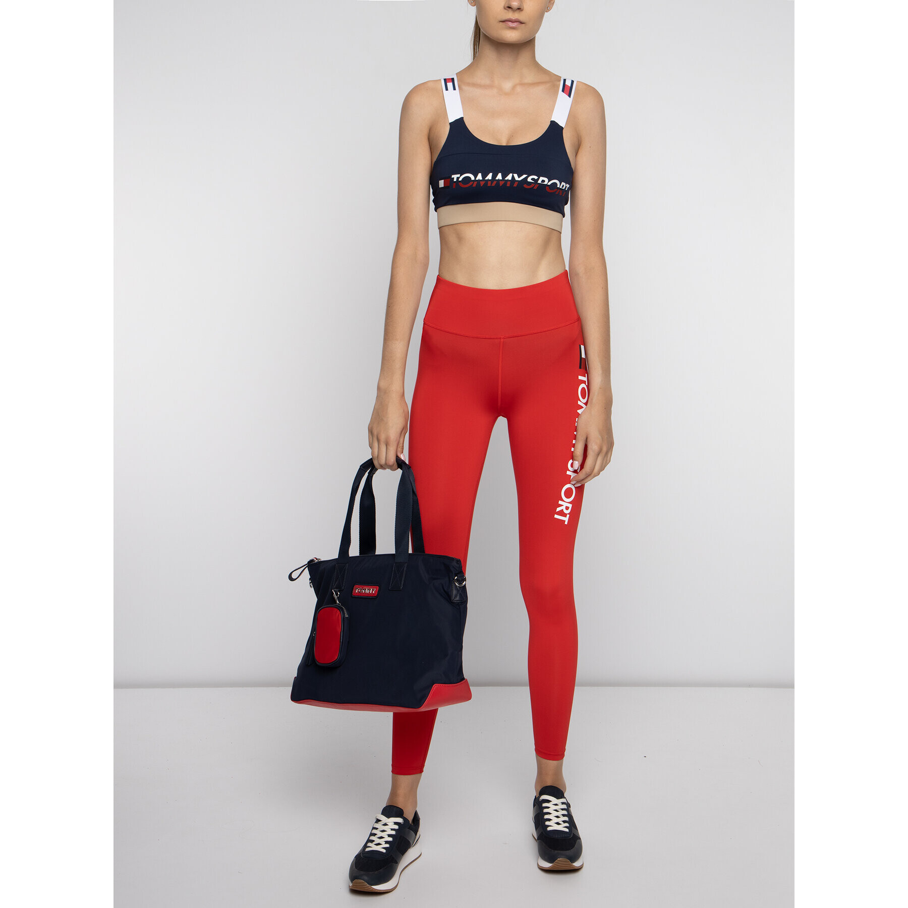 Tommy Sport Сутиен-топ S10S100199 Тъмносин - Pepit.bg