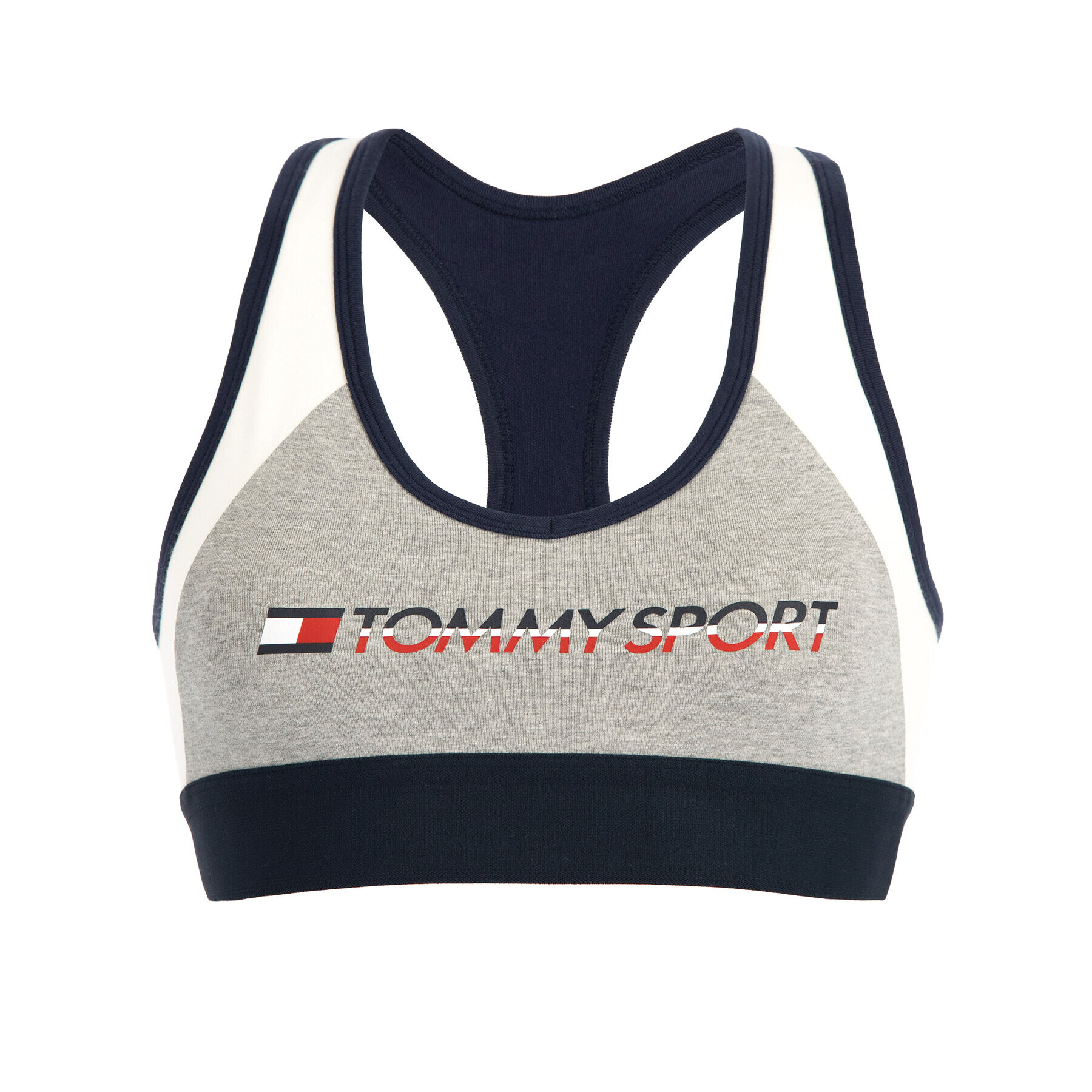 Tommy Sport Сутиен-топ S10S100228 Сив - Pepit.bg