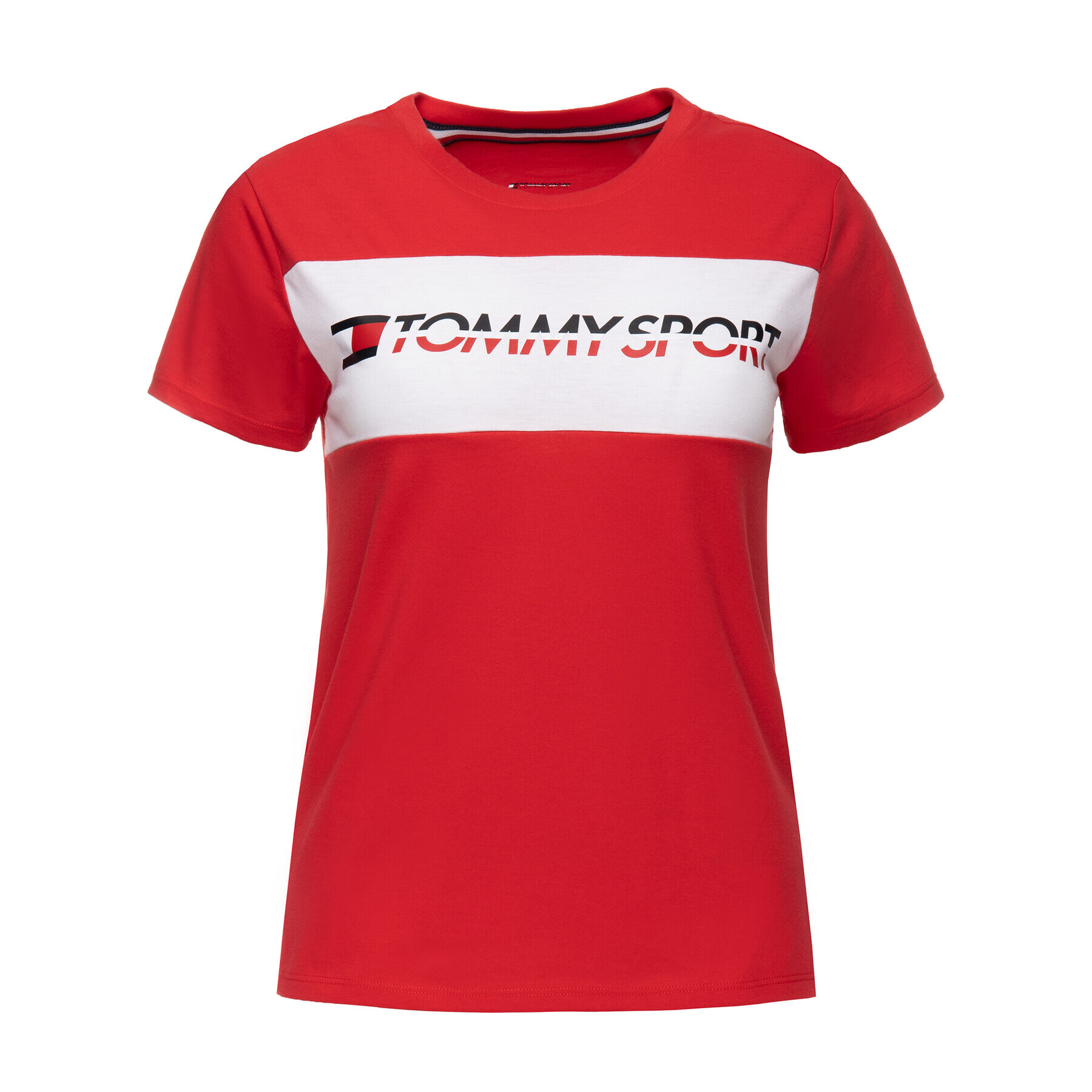 Tommy Sport Тишърт S10S100123 Червен Regular Fit - Pepit.bg