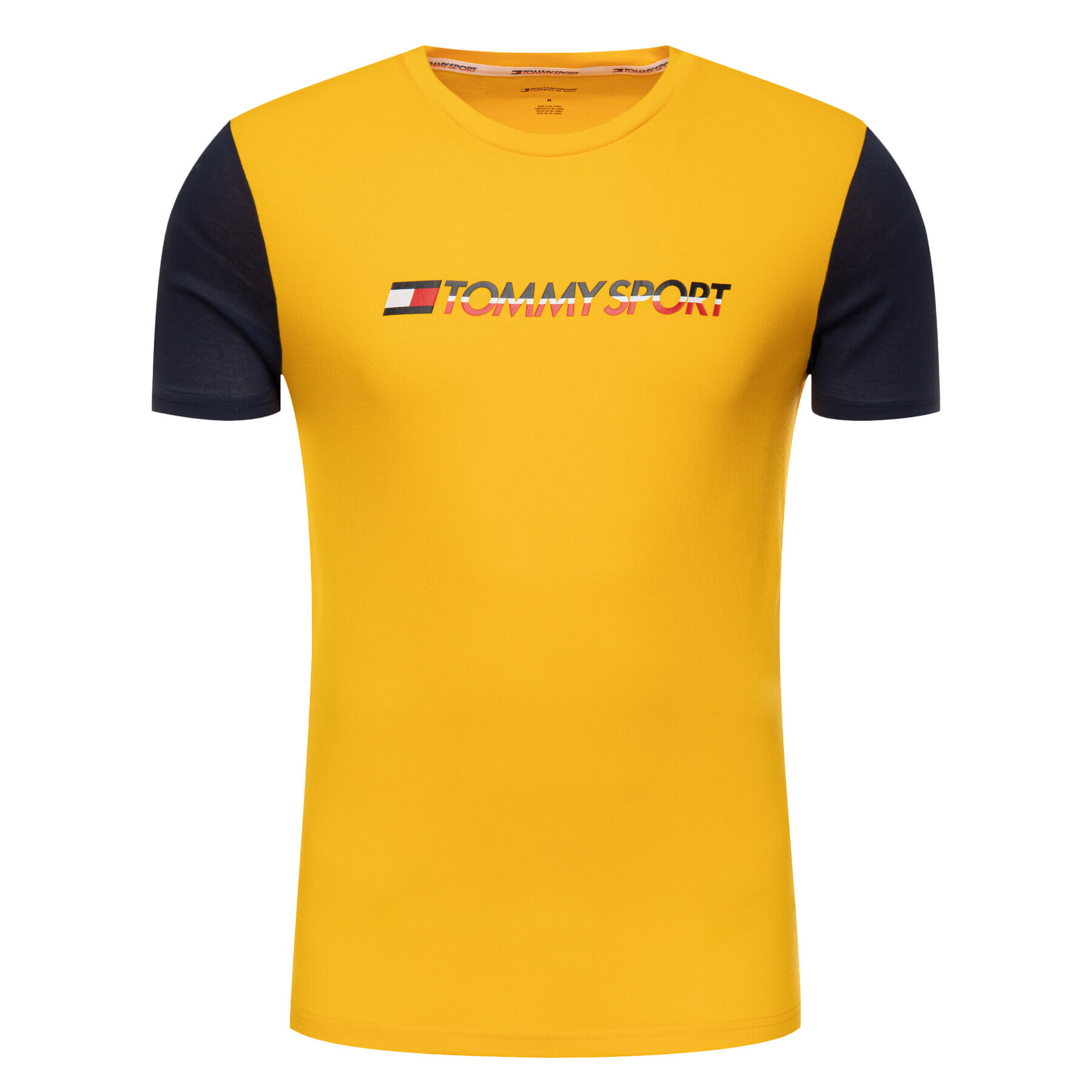 Tommy Sport Тишърт S20S200103 Жълт Regular Fit - Pepit.bg